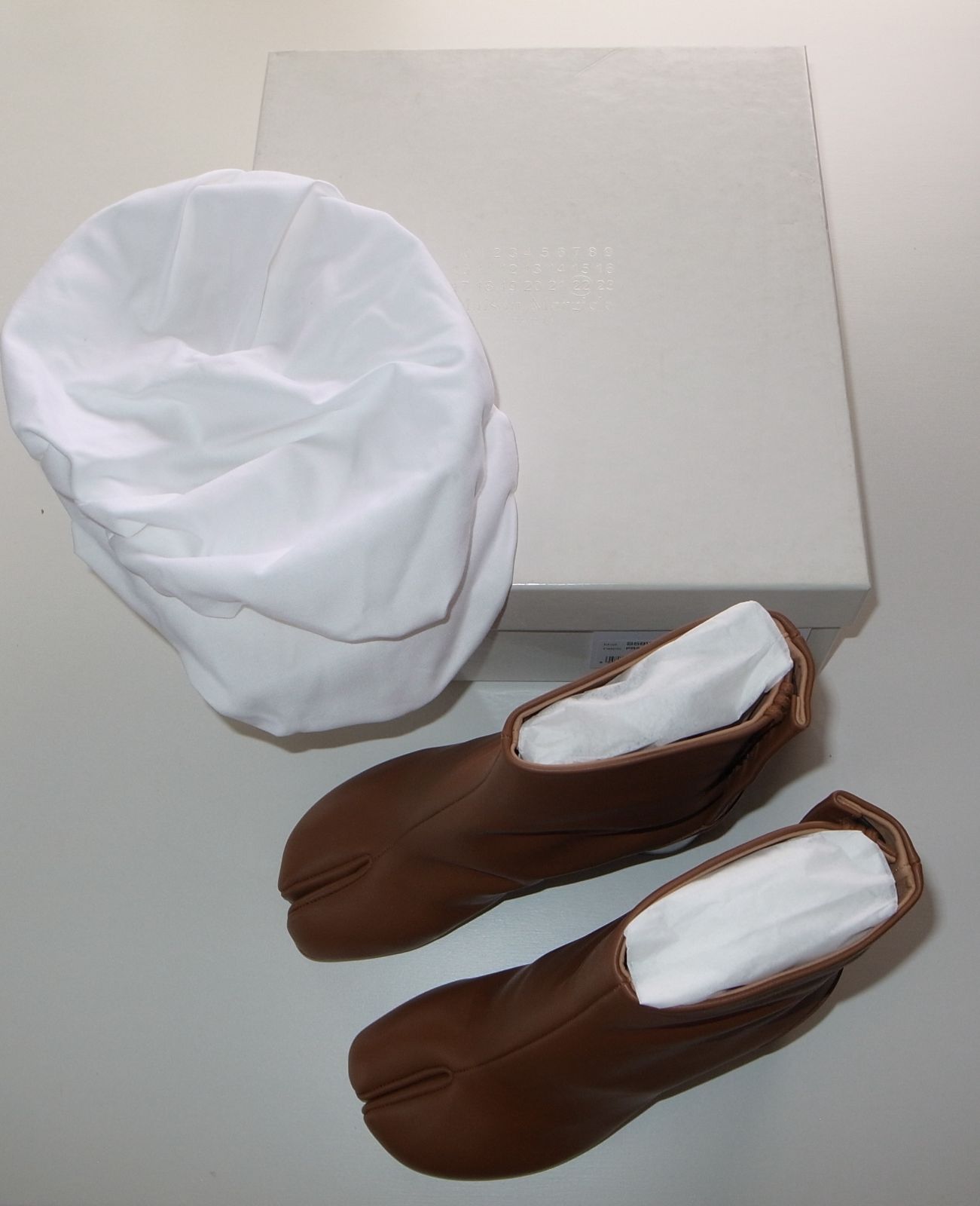 maison margiela マルジェラ tan brown 足袋ブーツ tabi size35 19SS 