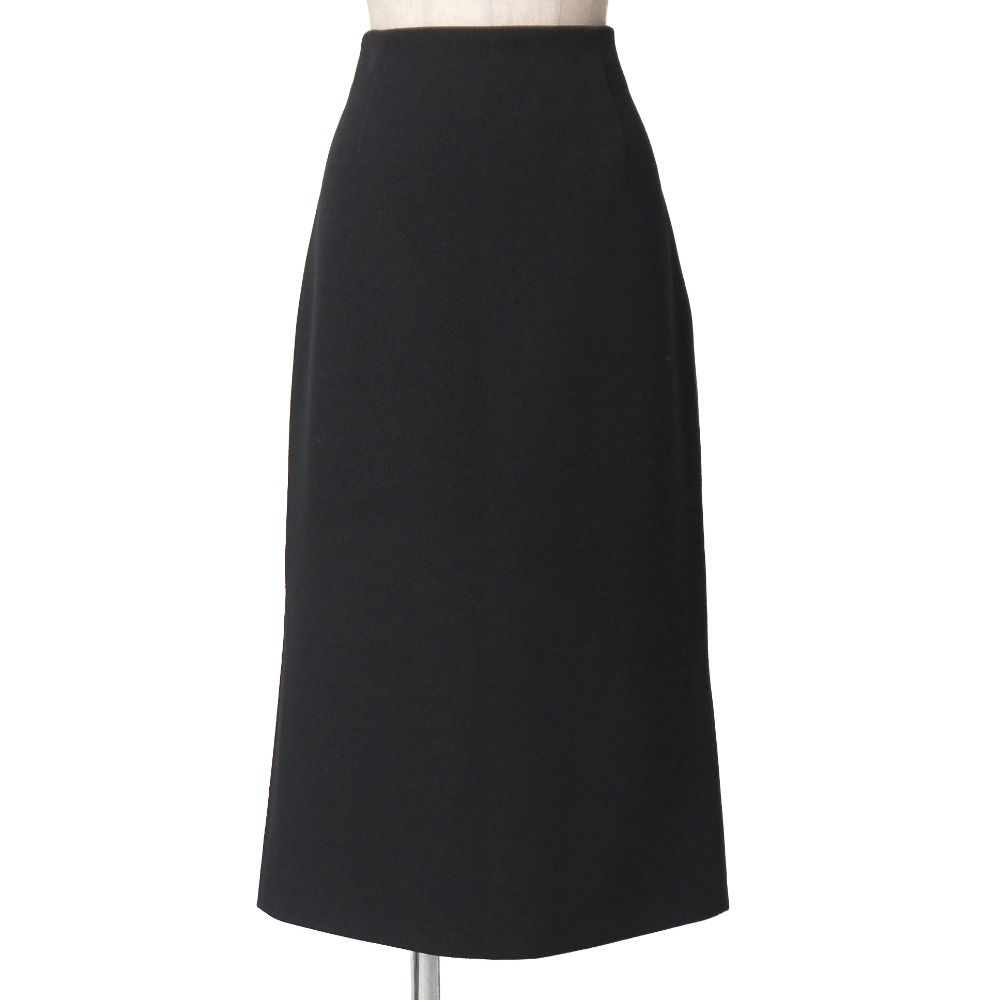 製 PRADA プラダ ロングスカート サイズ44 S タイトスカート ブラック ブランド古着 RA 6712