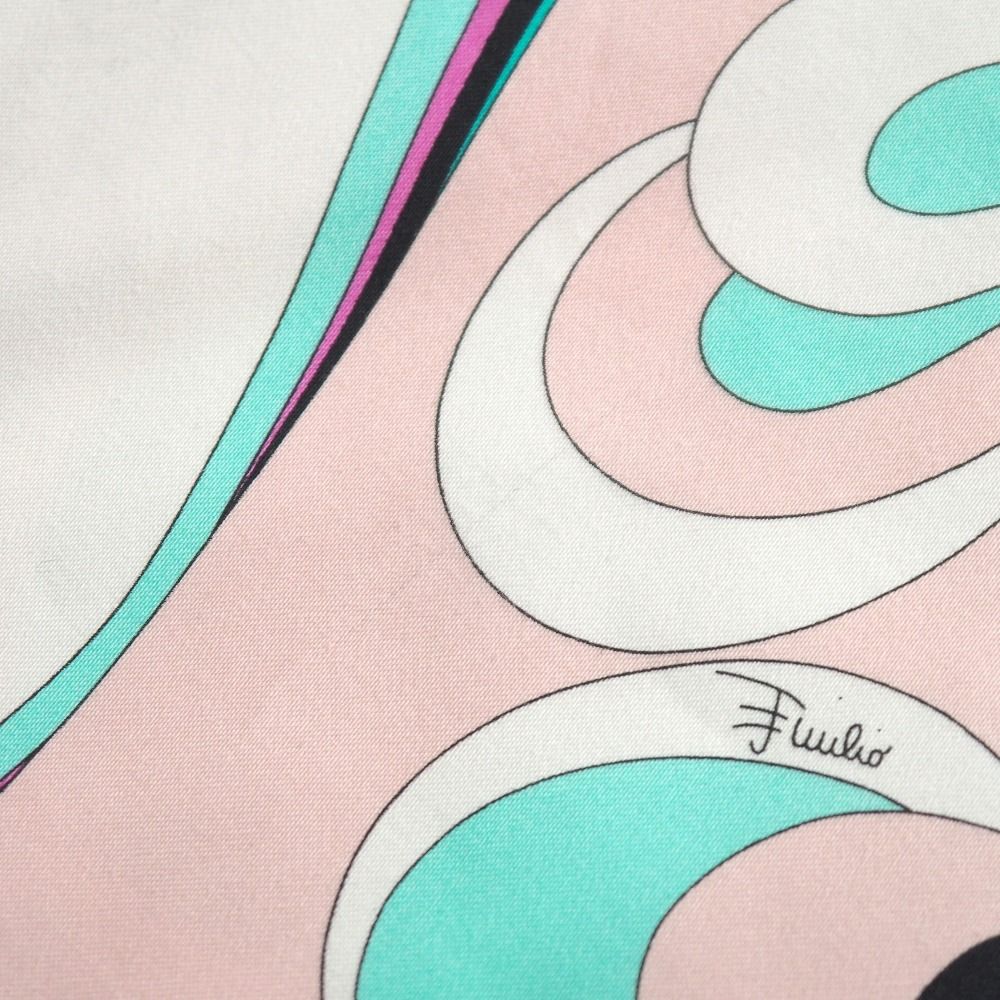  Emilio Pucci エミリオ プッチ クロップドパンツ サイズ42 プッチ柄 総柄 ブランド古着 RA 6718 その他 パンツ