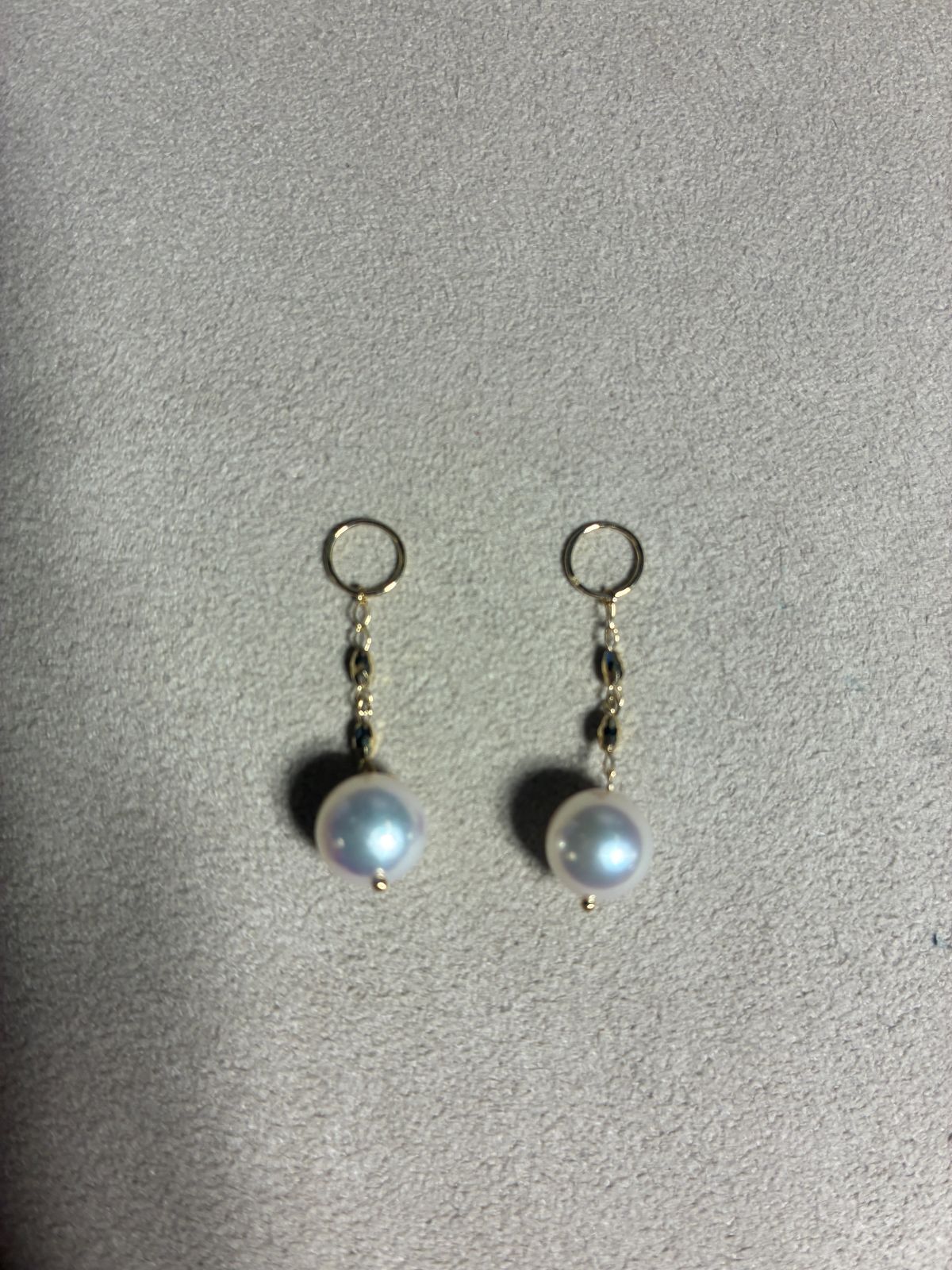 パール K 18 チャーム 1.9 g