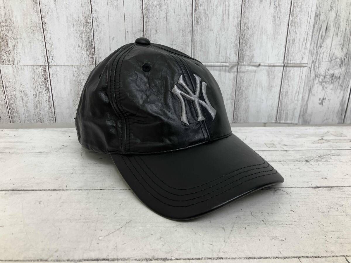 MLB キャップ ヤンキース 天然牛革