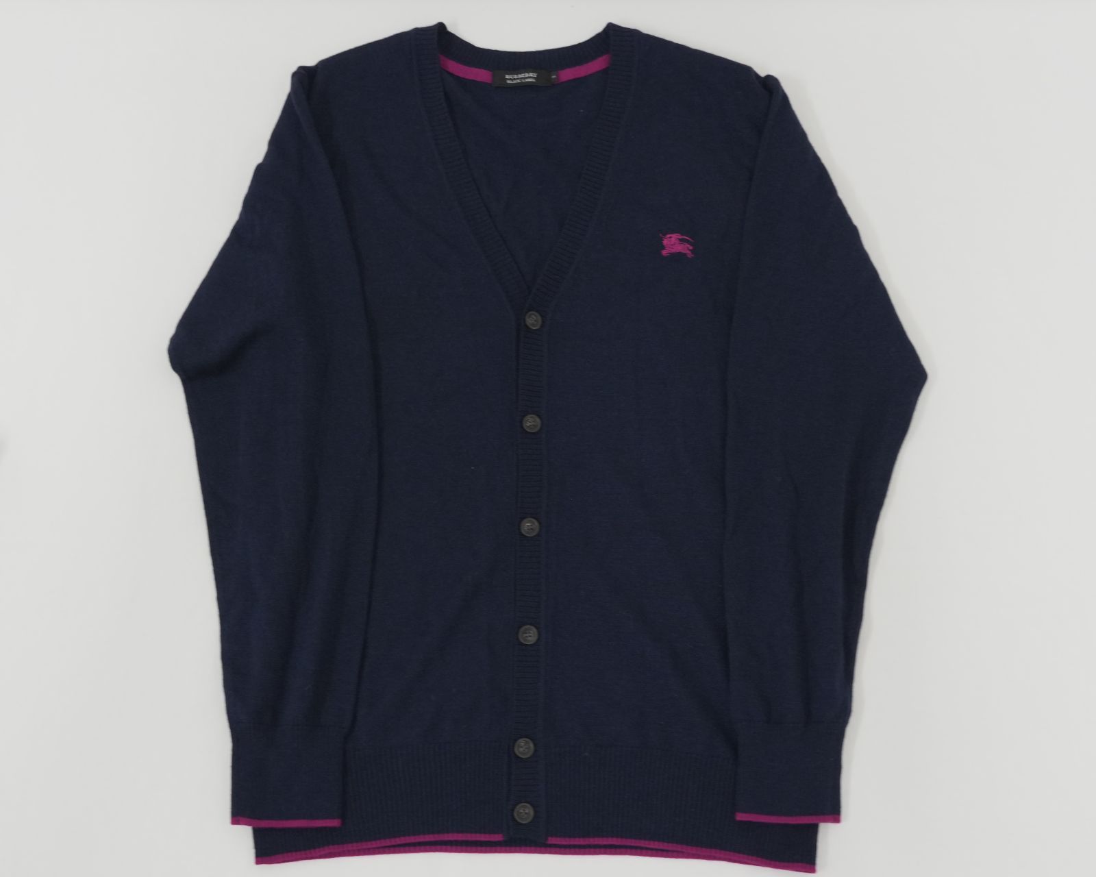 NI] BURBERRY バーバリー BLACK LABEL ブラックレーベル カーディガン