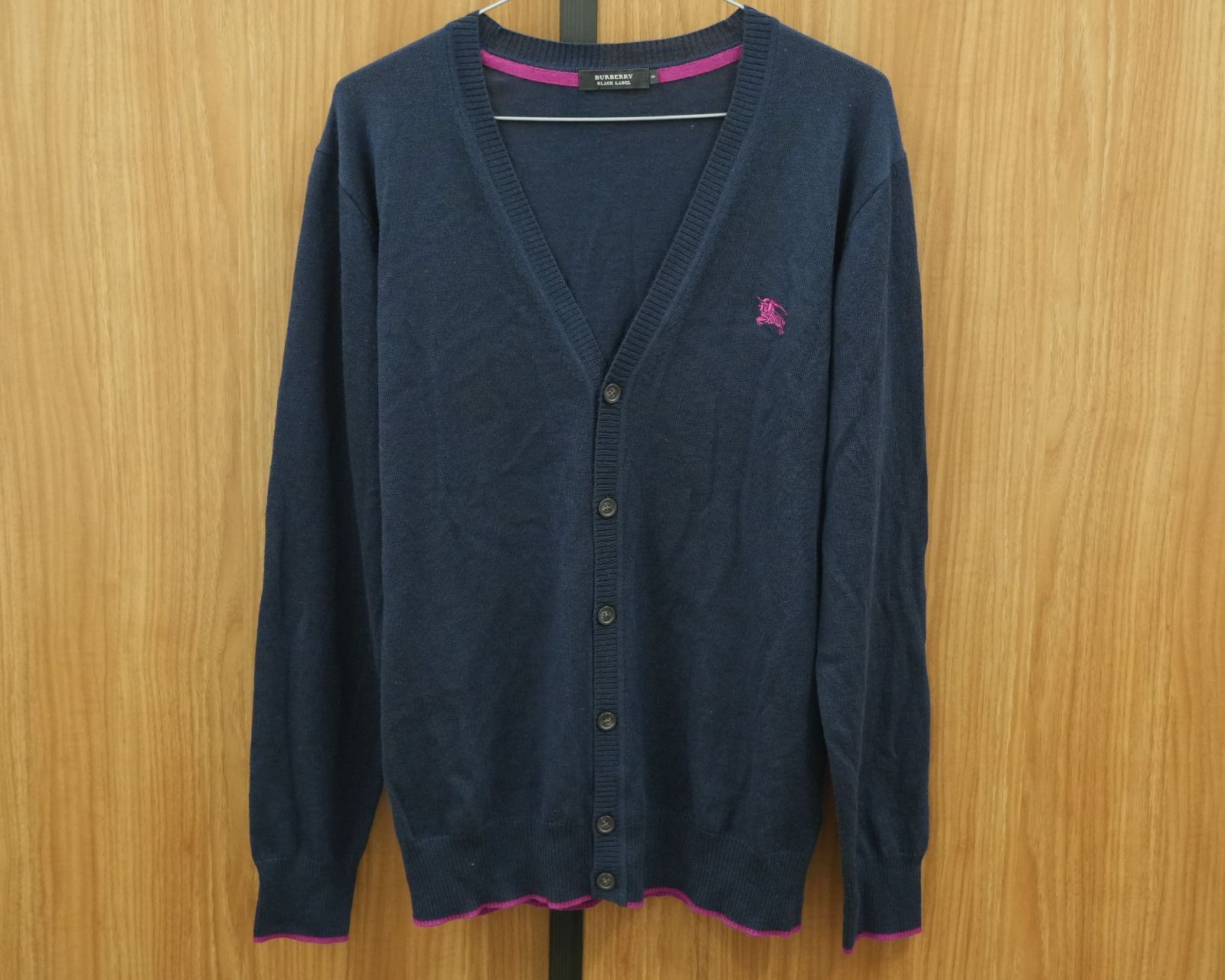 NI] BURBERRY バーバリー BLACK LABEL ブラックレーベル カーディガン