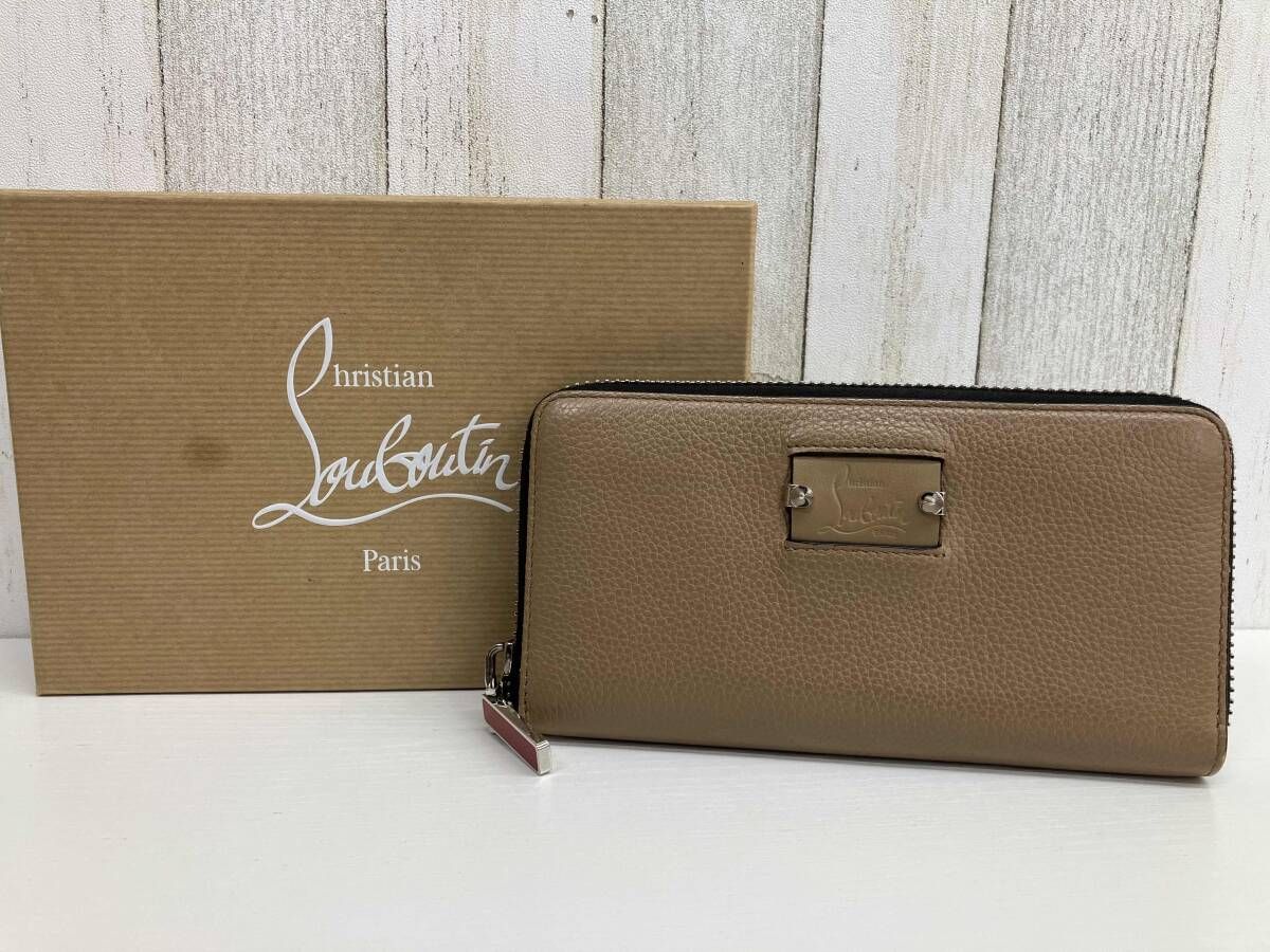 Christian Louboutin クリスチャン ルブタン 長財布 ベージュ系 3185065 き