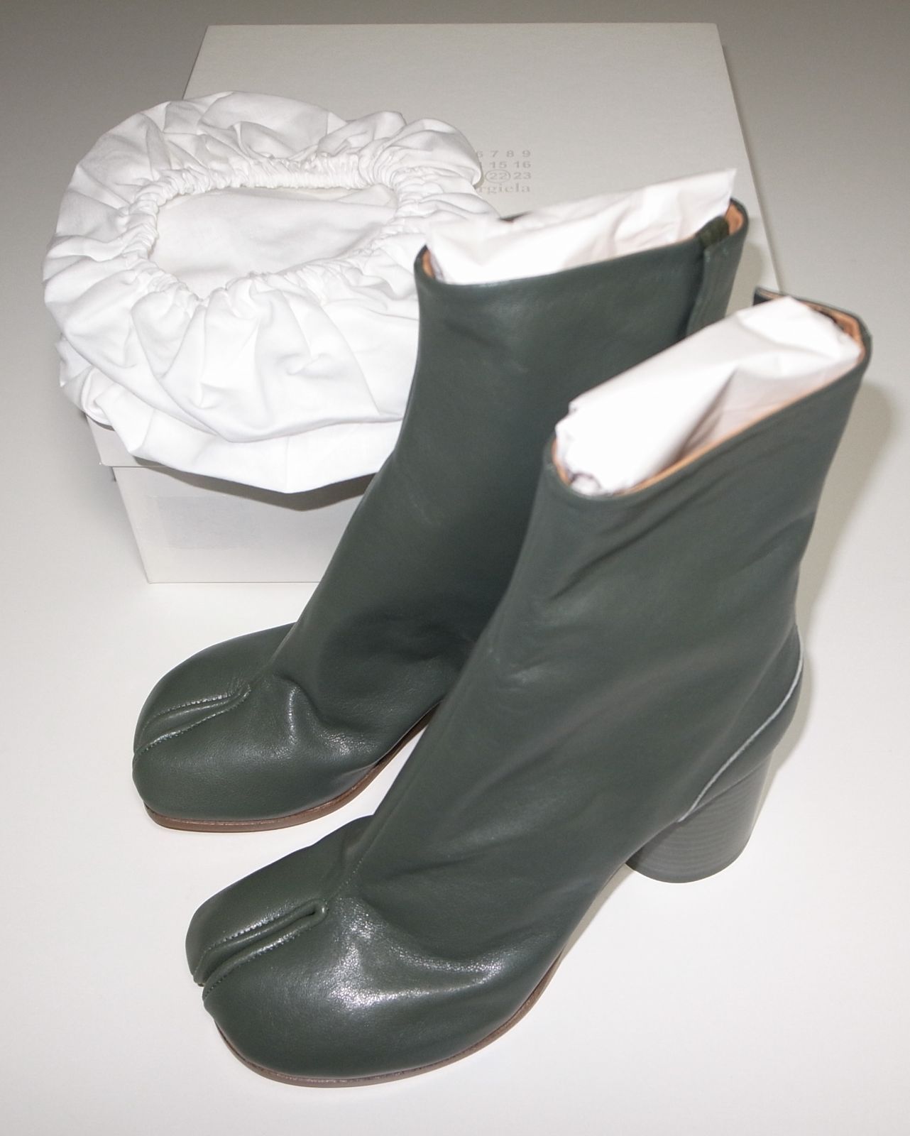 maison margiela マルジェラ khaki green 足袋ブーツ tabi size36.5