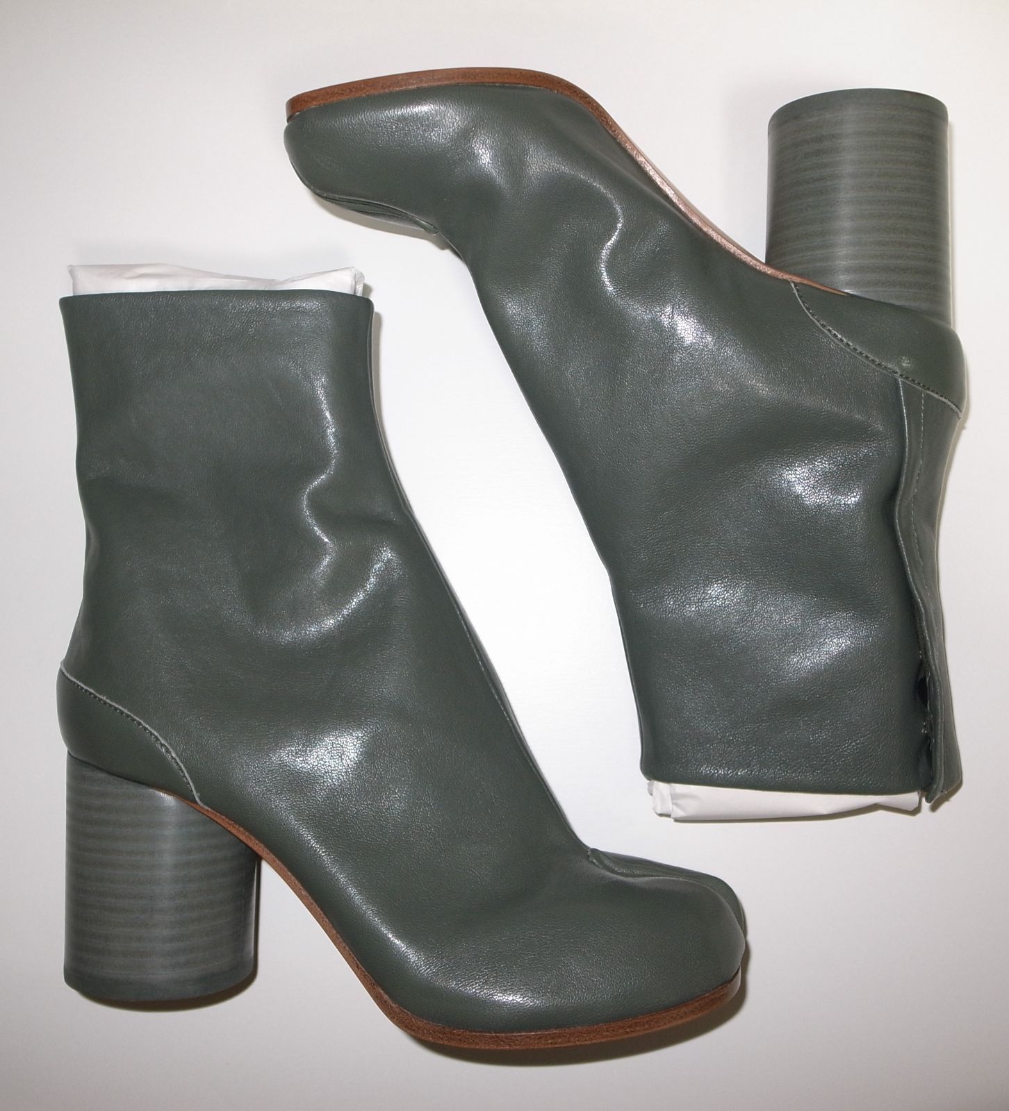 maison margiela マルジェラ khaki green 足袋ブーツ tabi size36.5