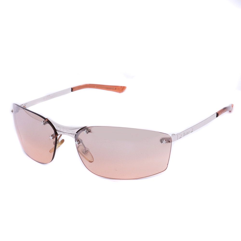 CHRISTIAN DIOR Mini Pop サングラス シルバー ブラウン YB7KH - メルカリ