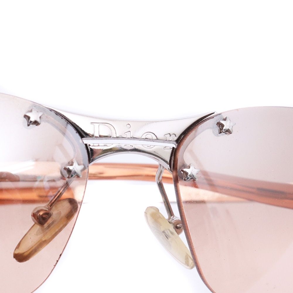 CHRISTIAN DIOR Mini Pop サングラス シルバー ブラウン YB7KH - メルカリ