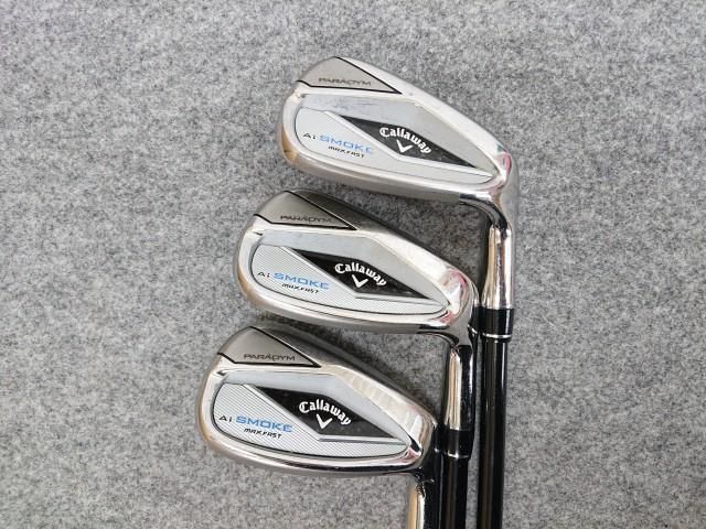Callaway パラダイムAiスモーク PARADYM Ai SMOKE MAX FAST AW GW SW 3本 アイアン ウェッジ TENSEI 50 for CW S 日本