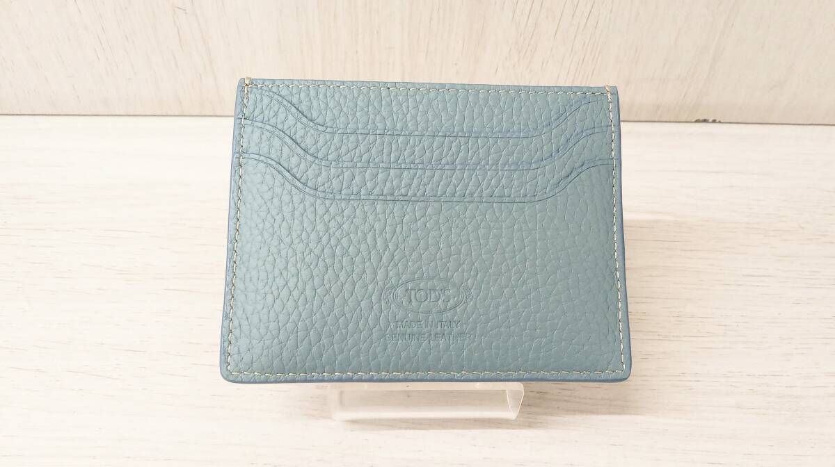 TOD S トッズ カードケース ゴンミーニ 24 SS 足跡柄レザーカードホルダー マルチ