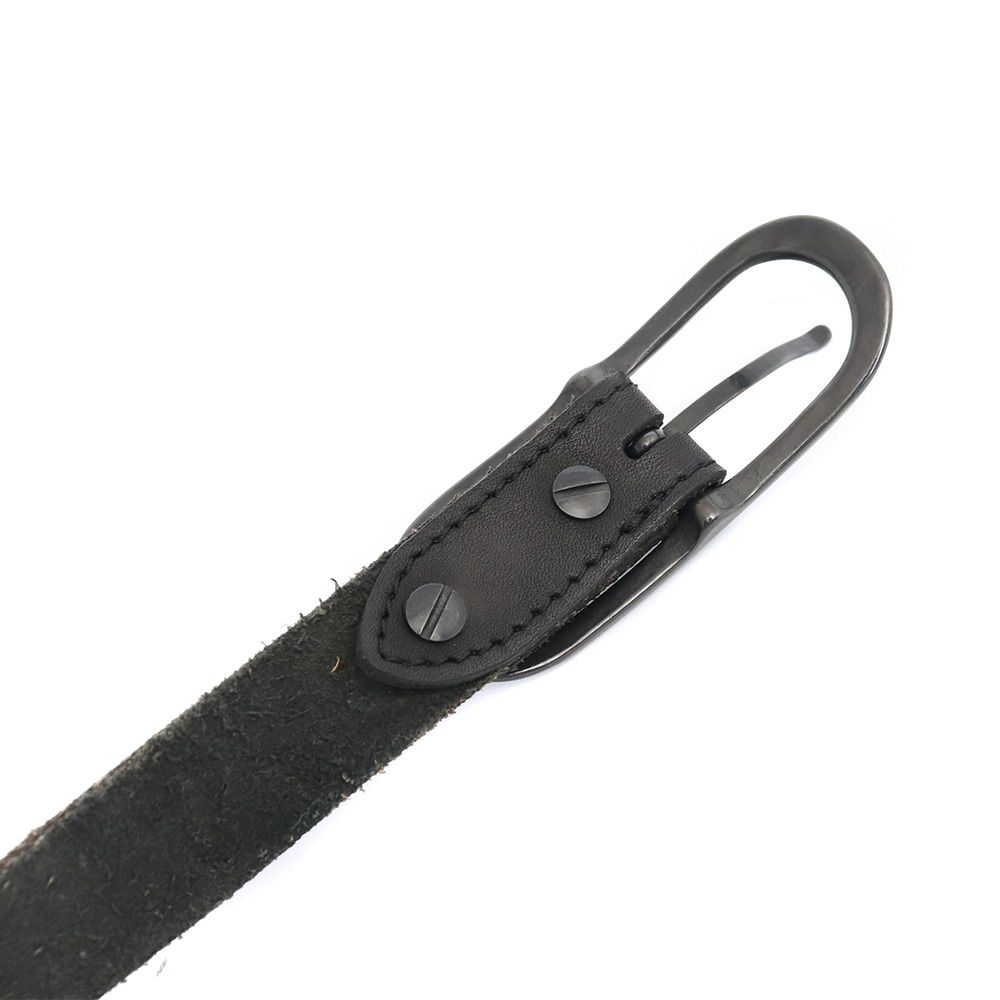 ISAMU KATAYAMA BACKLASH ダブルショルダーレザーナローベルト