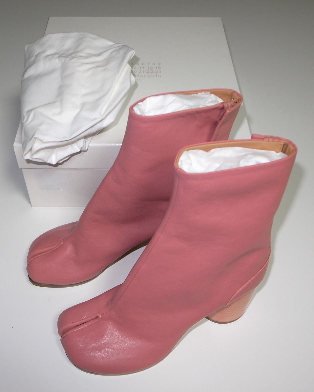 maison margiela マルジェラ rose pink 足袋ブーツ tabi size36 - メルカリ