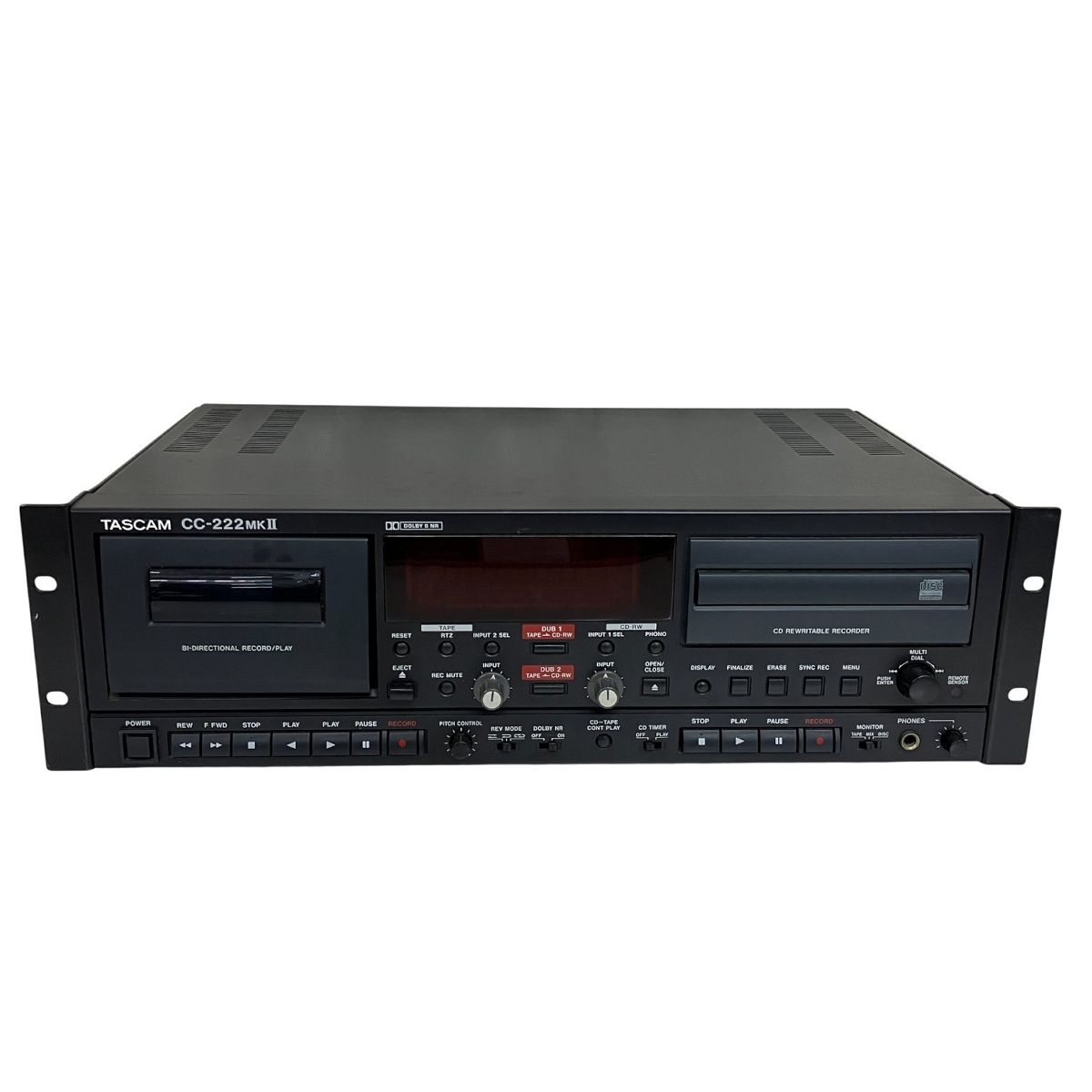 TASCAM CC-222MKII 業務用CDカセットレコーダー 2005年製 音響機器