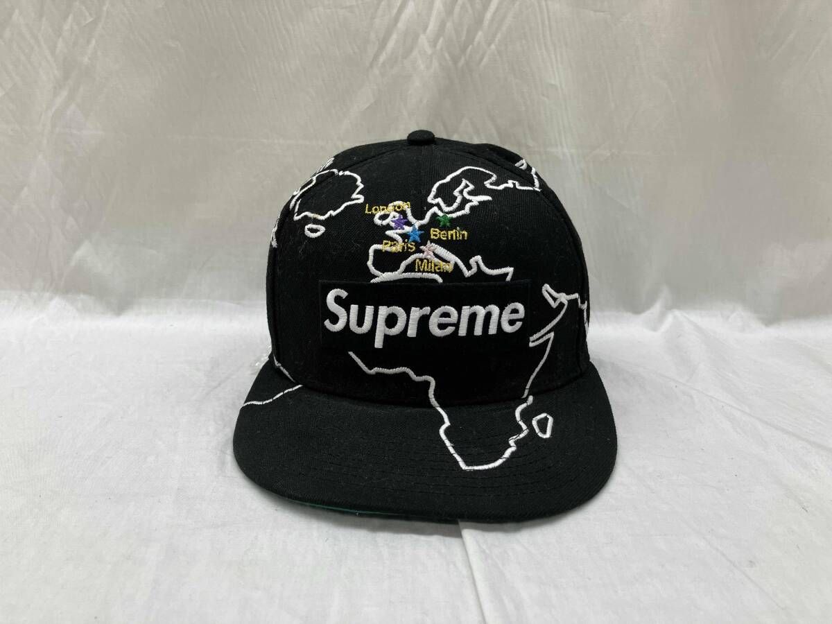 Supreme シュプリーム 23 AW Worldwide Box Logo キャップ ブラック