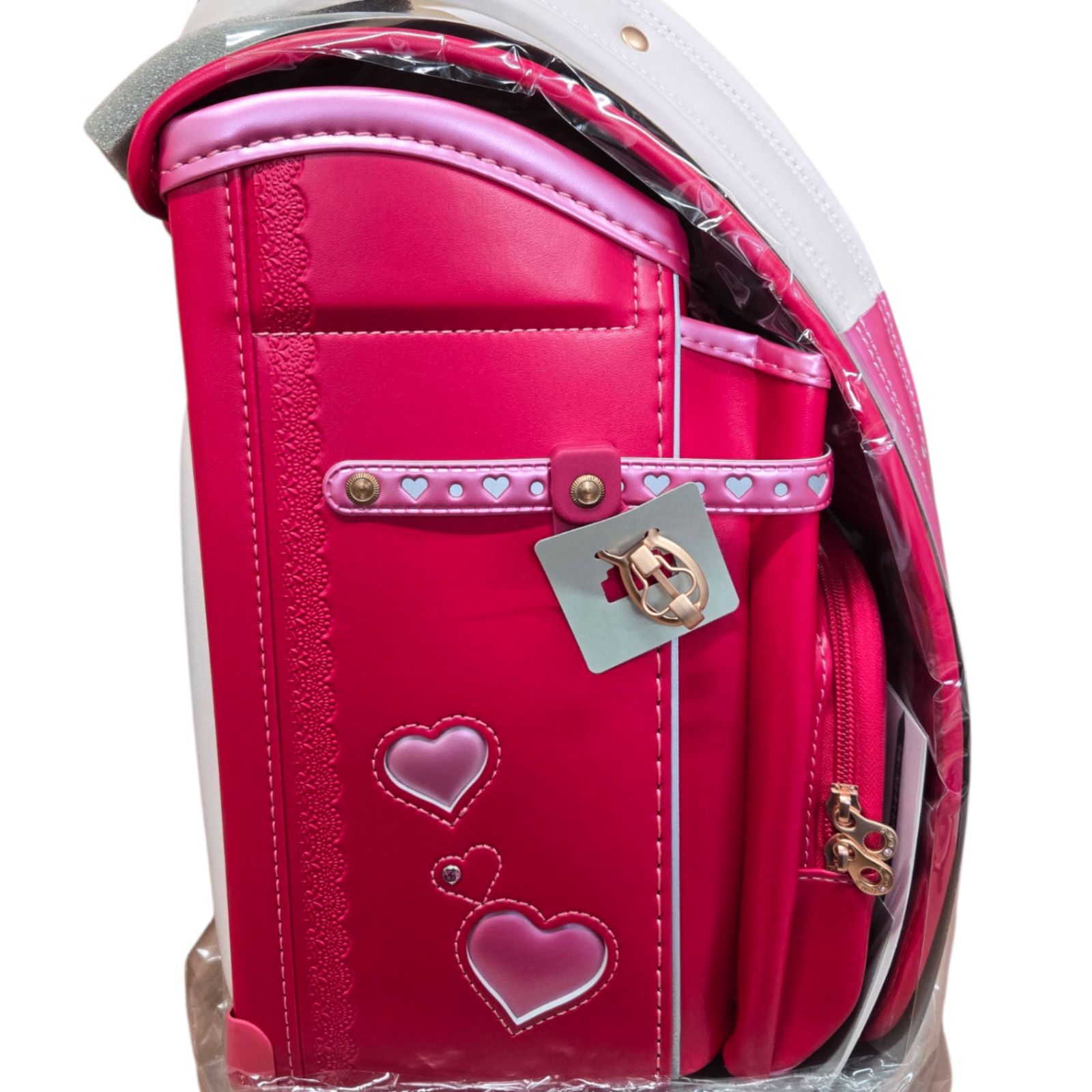 ふわりぃ ランドセル プラチナセレクト 女の子 度モデル ピンク A 4フラットファイル タブレット収納可