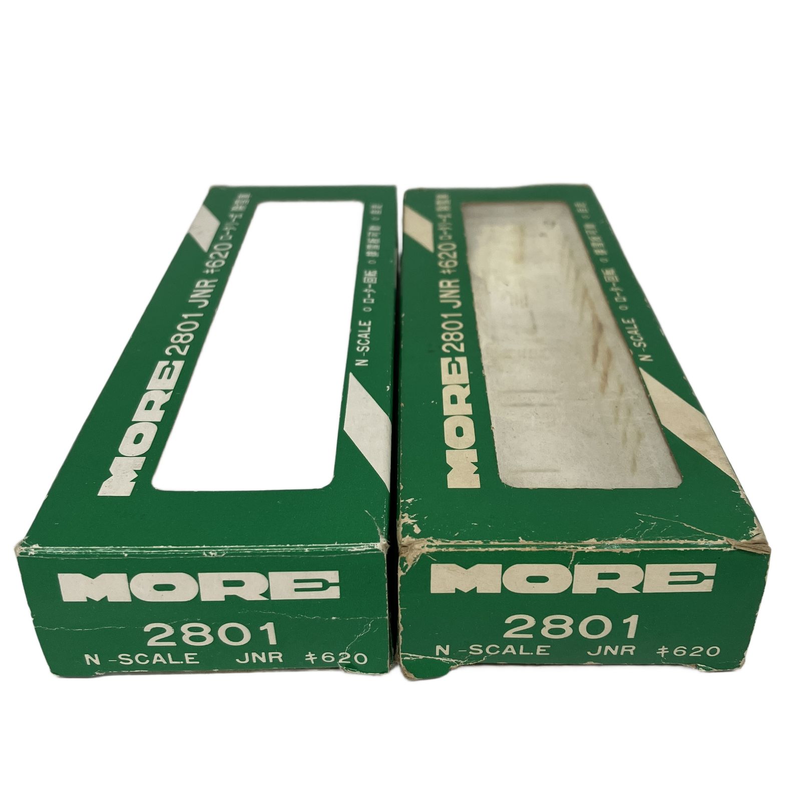 MORE 2801 JIR キ620 ロータリー式 除雪車 2両セット Nゲージ 鉄道模型 モア ディテールアップ Nゲージ 