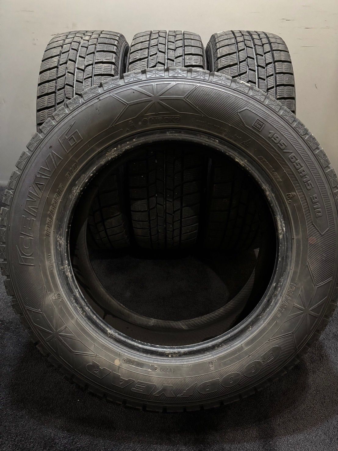  195 65 R 15 ICENAVI 6 20年製 スタッドレス 4本 ノア ヴォクシー プリウス 4 K 885 15インチ スタッドレス
