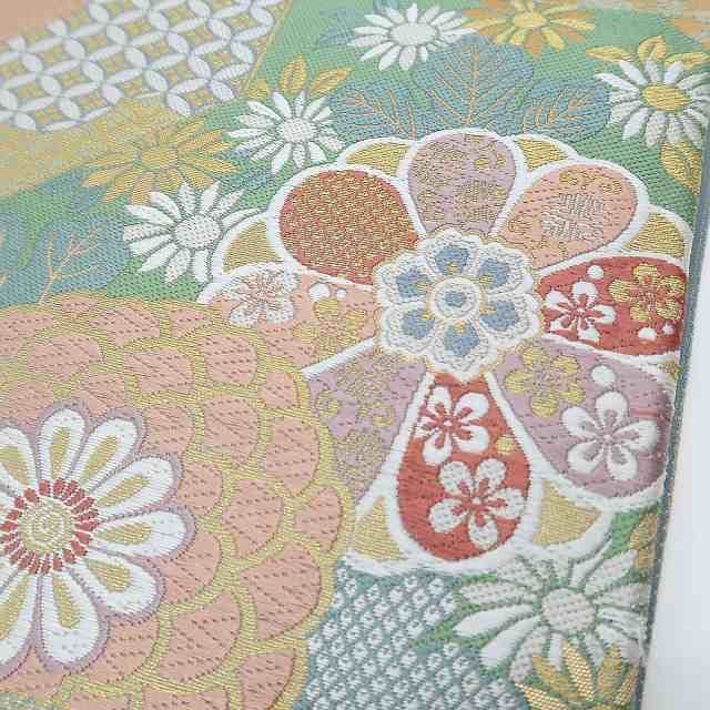  京都西陣老舗 名門京藝織物謹製 織人百選 着物 物語を綴る自慢の華 袋帯 P-58 袋帯 帯