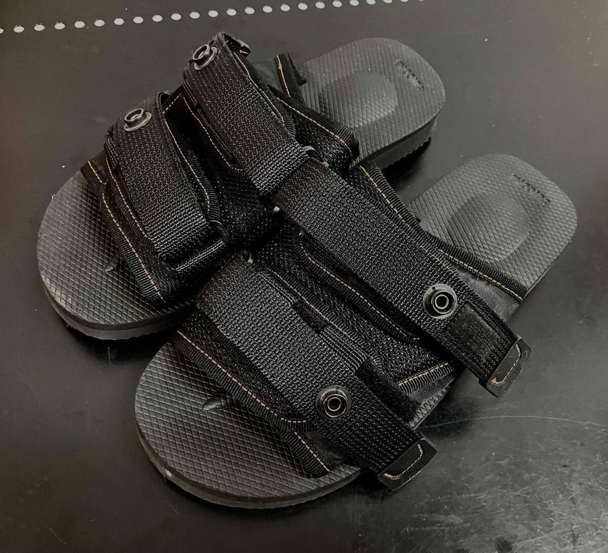 suicoke スイコック PORTER MOTO 393-88240 サンダル ブラック サイズ24 cm 中国製 き