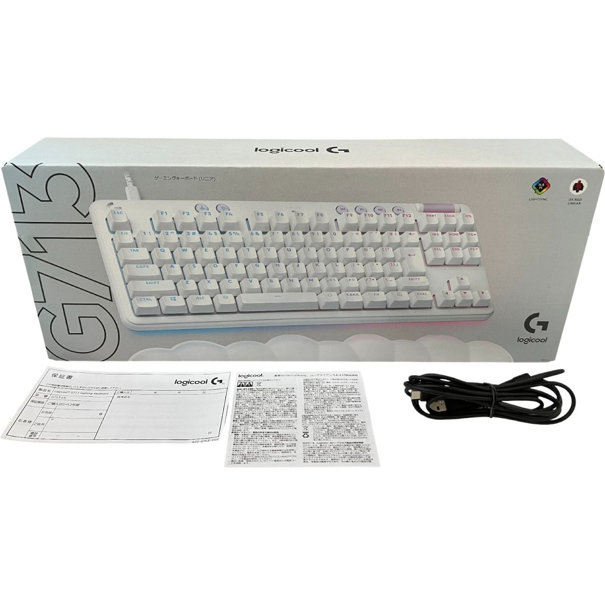 Logicool YU 0077 G 713-LN ロジクール ゲーミング キーボード PC 家電