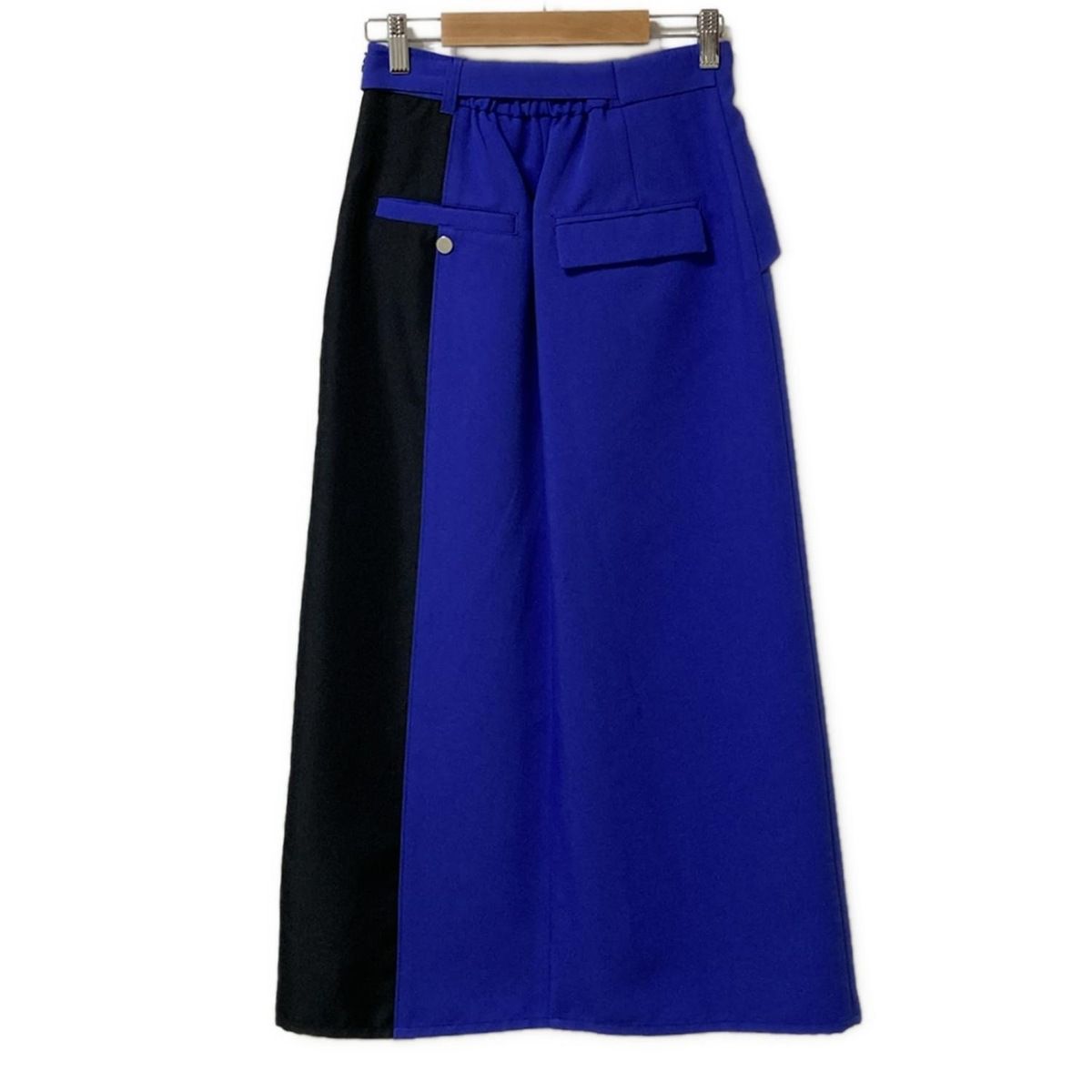 UNITED TOKYO ユナイテッド トウキョウ ロングスカート サイズ1 S レディース - ブルー×黒