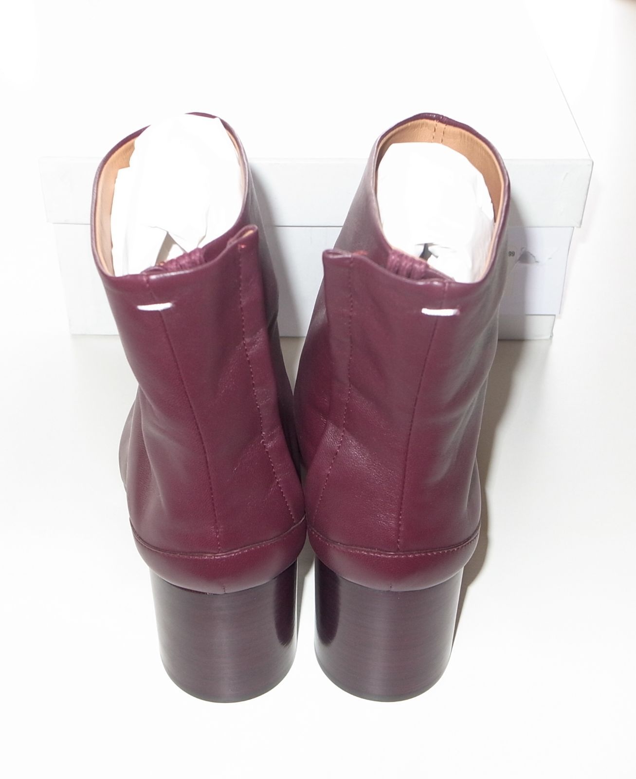  maison margiela マルジェラ 足袋ブーツ バーガンディ tabi size 35 8 cm RECICLA その他 ブーツ