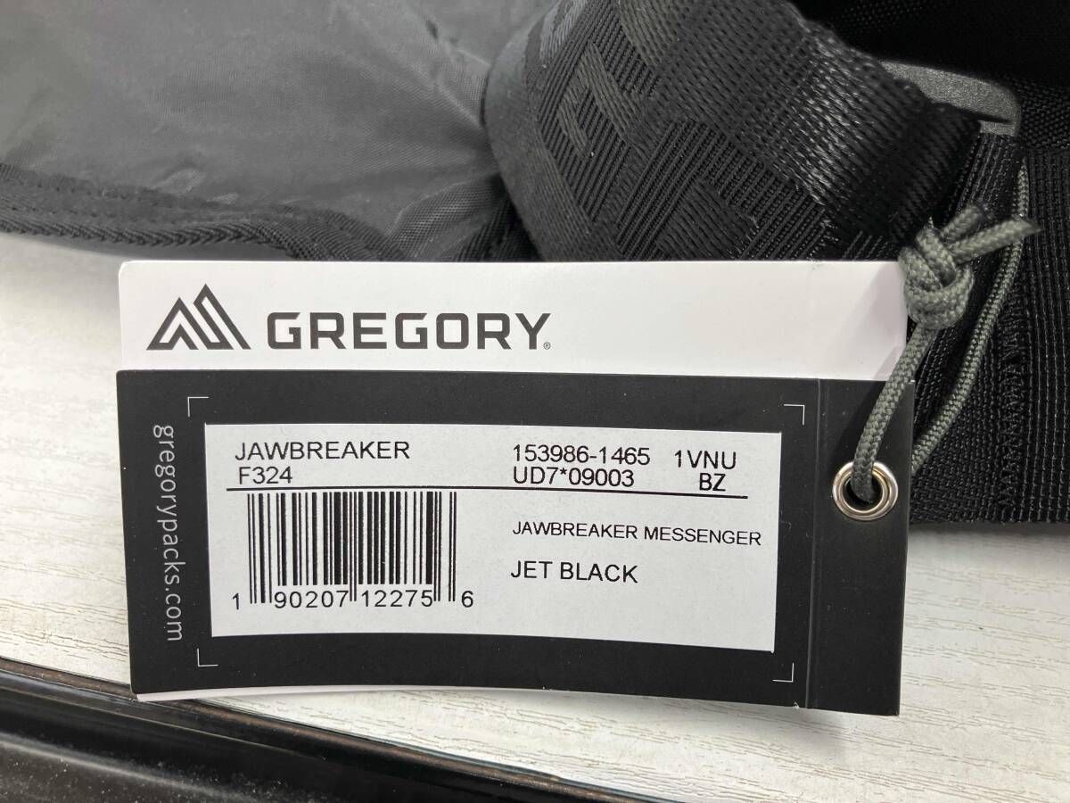 GREGORY グレゴリー／JAWBREAKER MESSENGER ／153986 1465／JET BLACK
