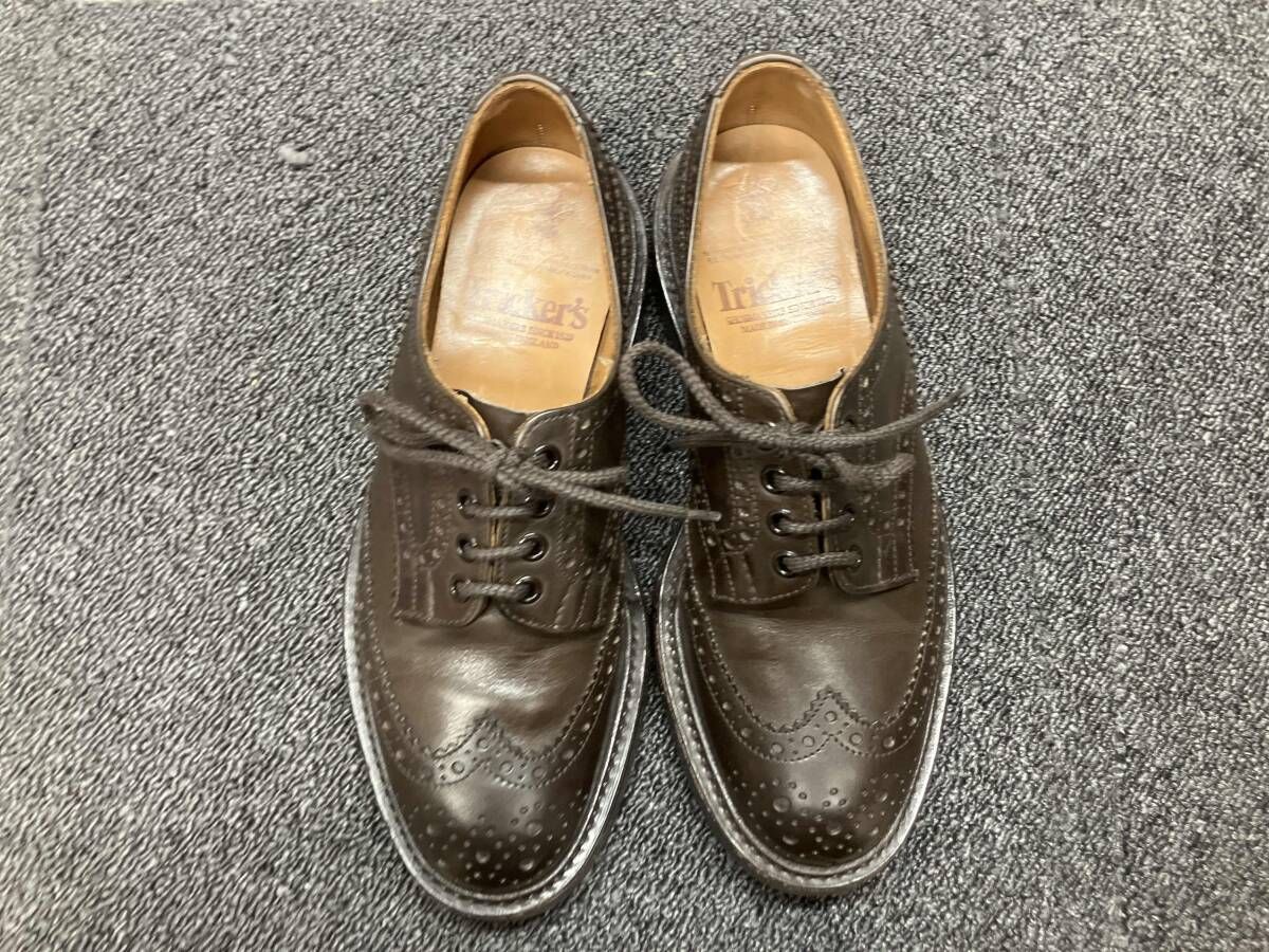 TRICKER’S ウィングチップ トリッカーズ 5633 BOURTON ESPESSO メンズ ブーツ UK 6 5