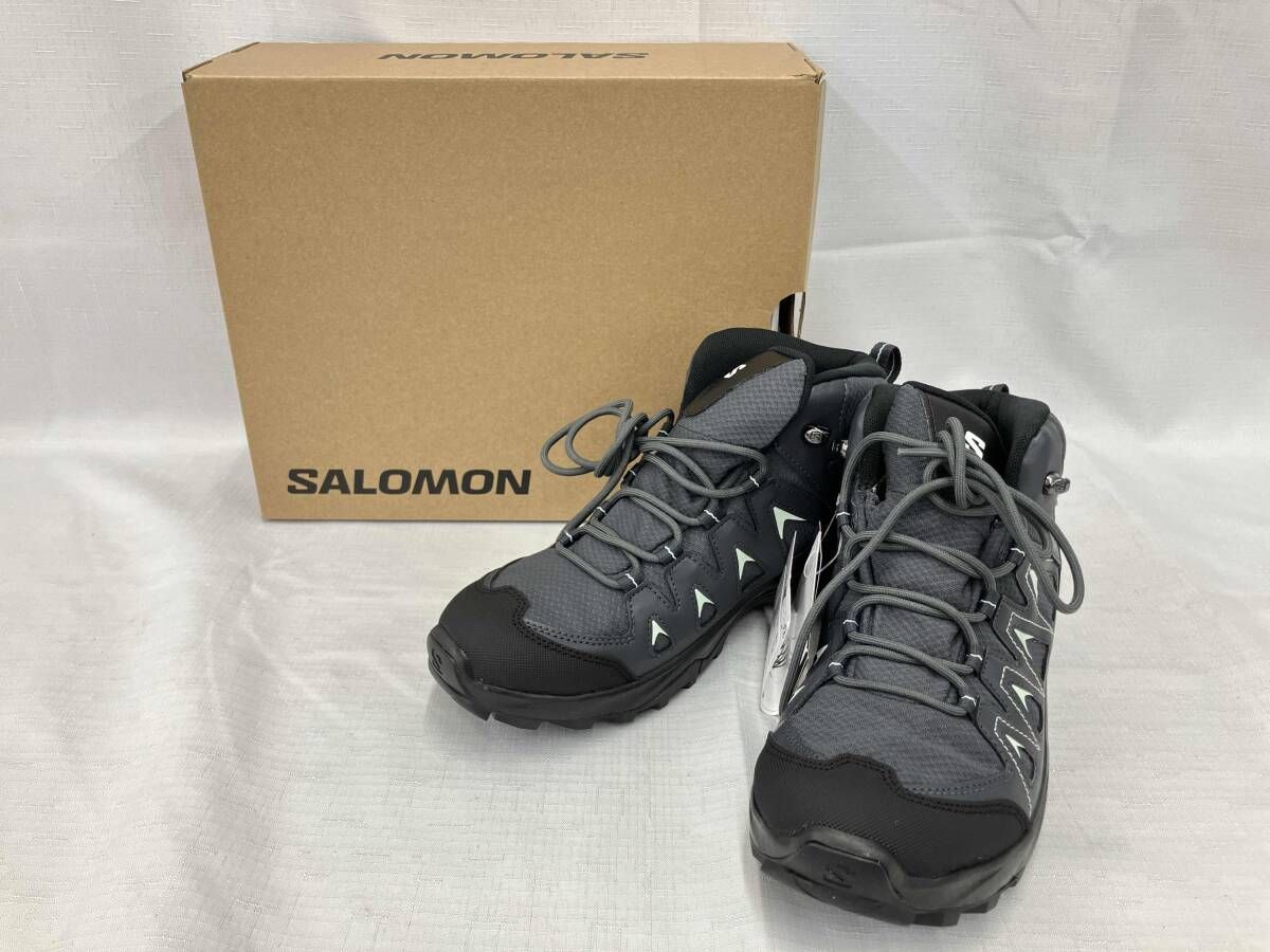 salomon サロモン トレッキングブーツ X BRAZE MID GTX W ブラック 24 5 cm