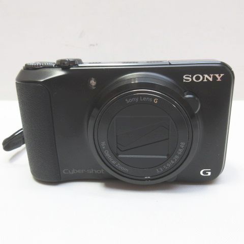 SONY サイバーショット デジカメ DSC HX 10 V デジタル カメラ Cyber shot コンデジ コンパクト ブラック バッテリー 簡易撮影 E 419 A