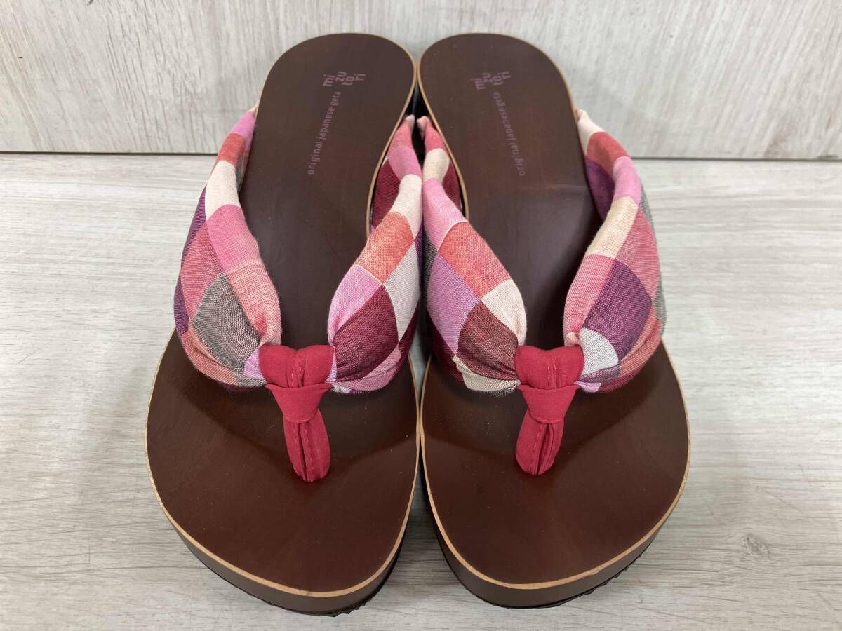 mizutori ミズトリ サンダル hitete 6 5 エヴァーワイン レッド系 サイズ M 23 KCL 3