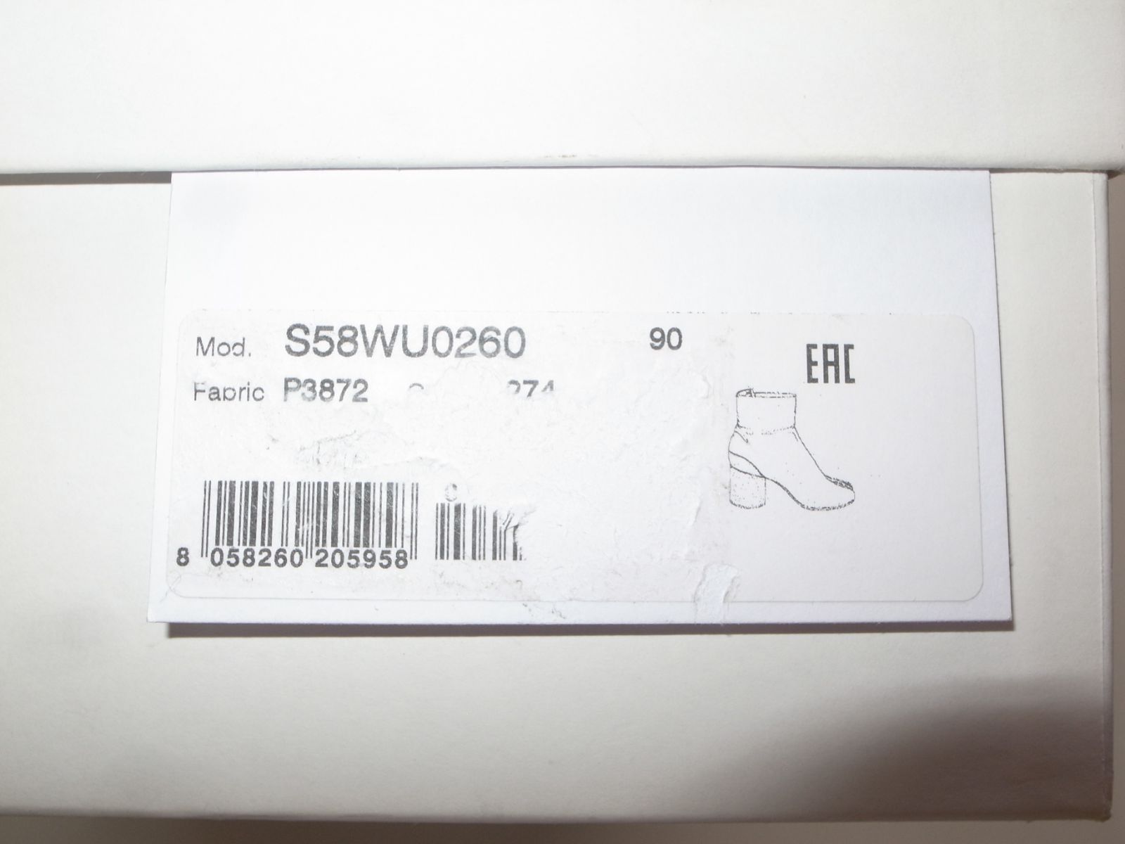 maison margiela マルジェラ 足袋ブーツ red tabi size 36 8 cm RECICLA