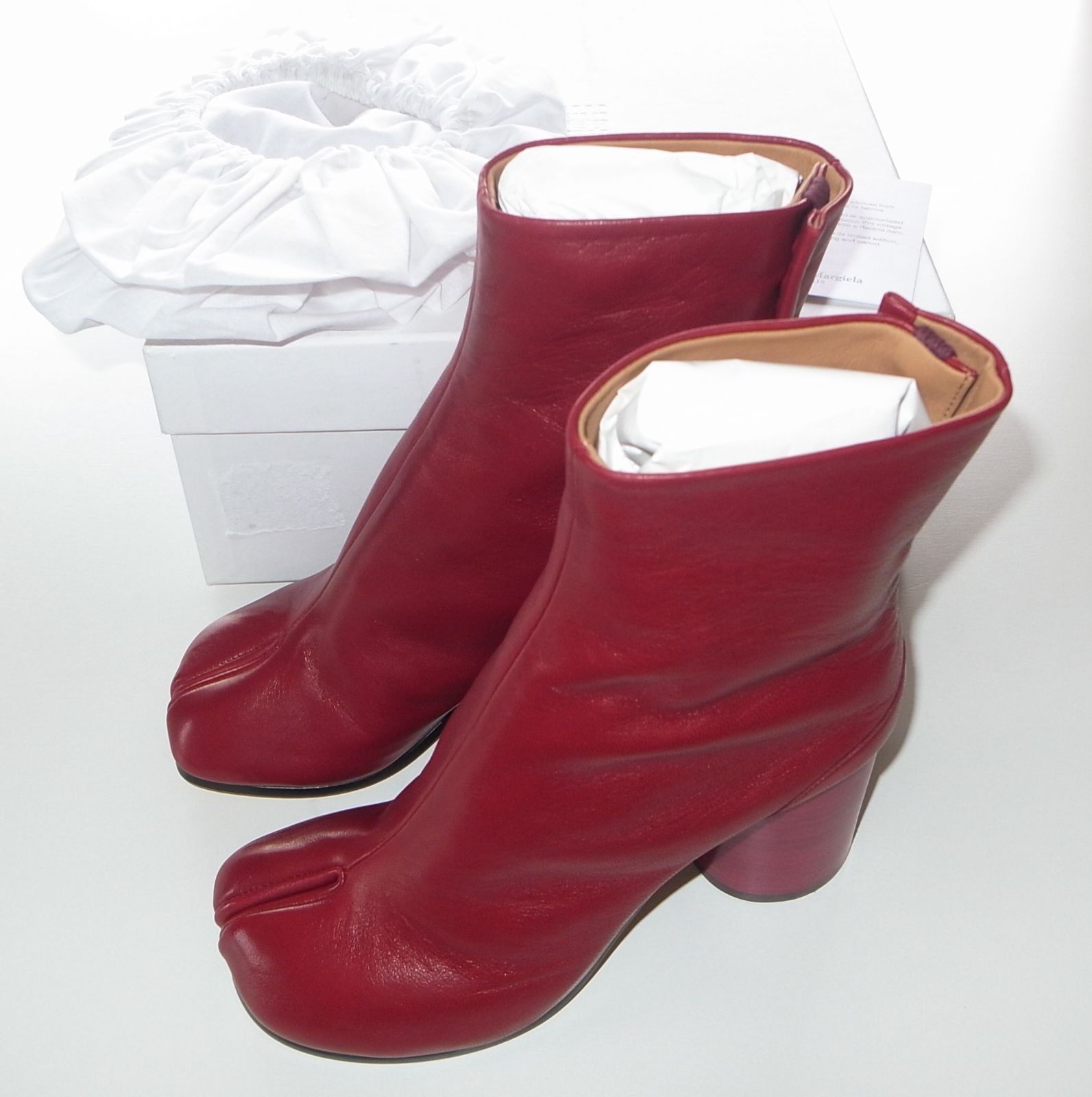 maison margiela マルジェラ 足袋ブーツ red tabi size36 8cm RECICLA