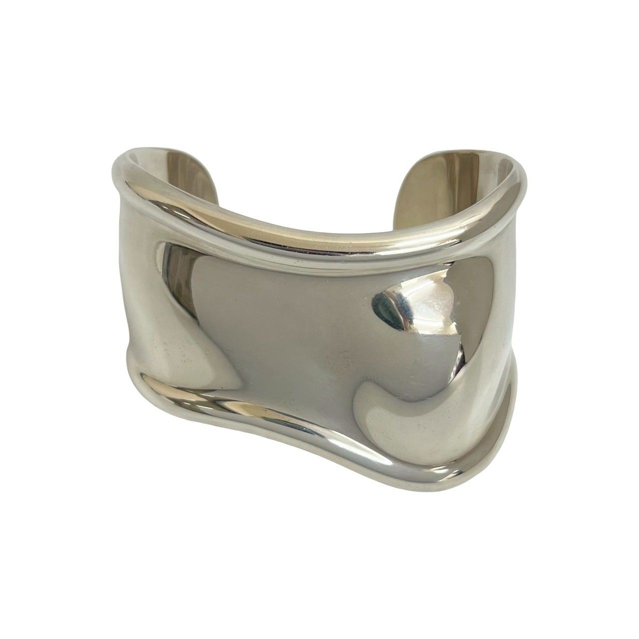 極 美品 袋付き TIFFANY&Co. ティファニー ボーンカフ バングル