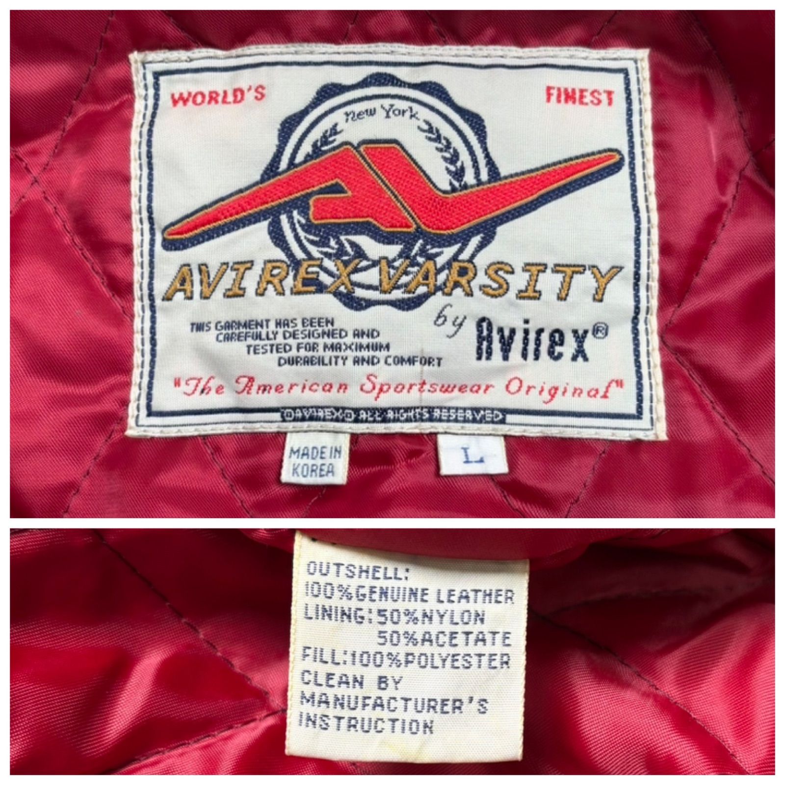 レザージャケット 黄色