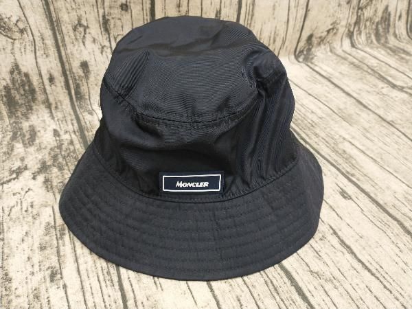 MONCLER モンクレール バケットハット ハット ブラック Lサイズ - メルカリ