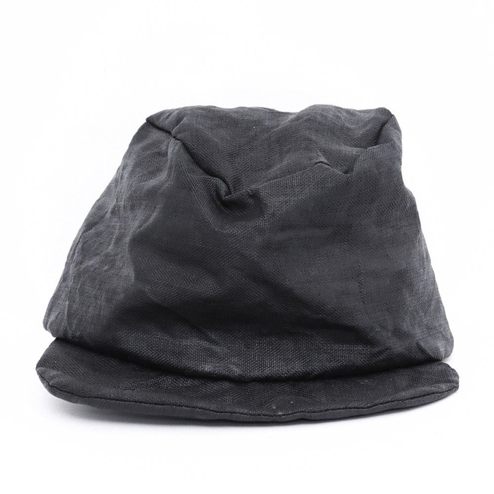 REINHARD PLANK PAUL COTTON ELASTIN帽子 ブラック