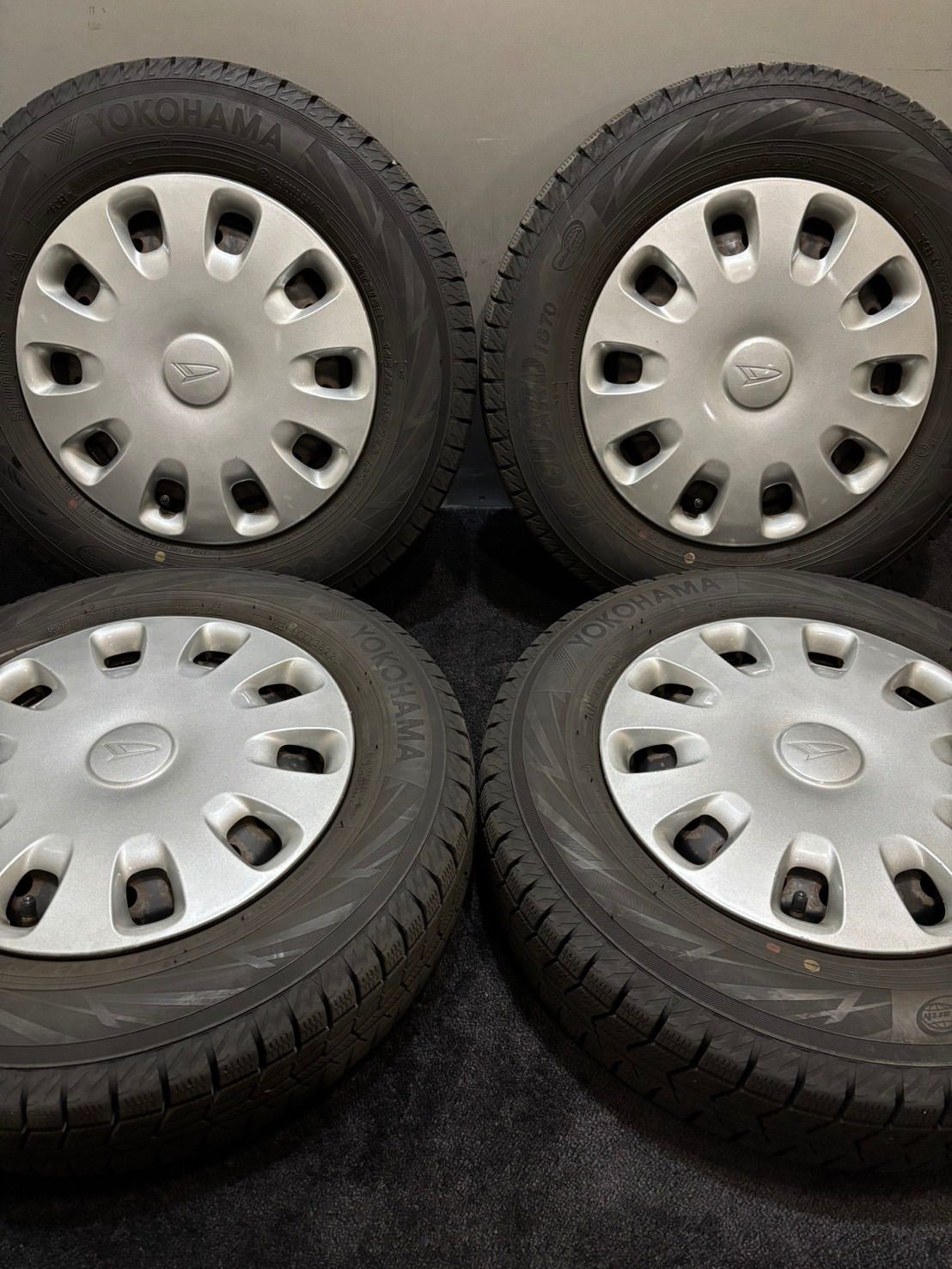 145 80 R 13 ice GUARD iG 70 22年製 ダイハツ スチール 13インチ 4 J 40 100 H スタッドレス 4本 タント ミラ 南1 K 887