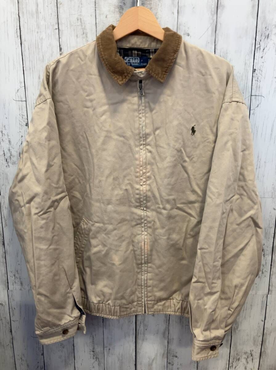 POLO RALPH LAUREN ポロラルフローレン 襟コーデュロイ スイングトップ