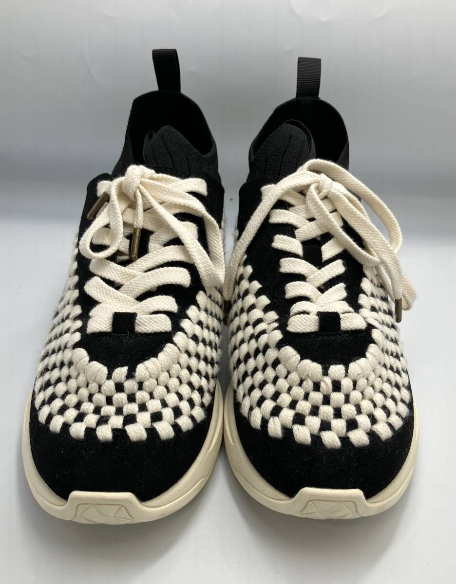 FOOT INDUSTRY ブラック ホワイト スニーカー フットインダストリー