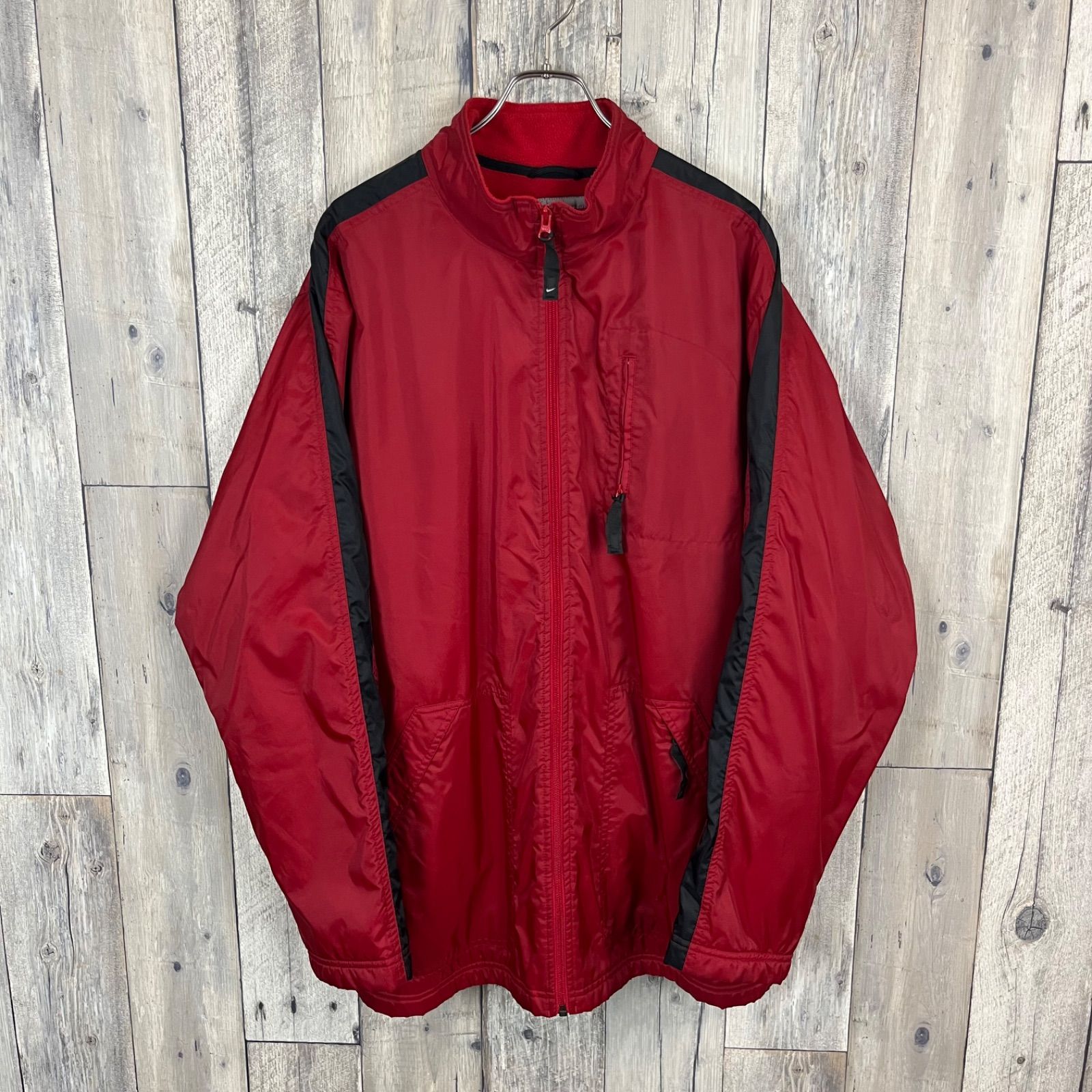OLD NIKE 90s ナイキ 裏地 フリース ナイロン ジャケット メンズ L 