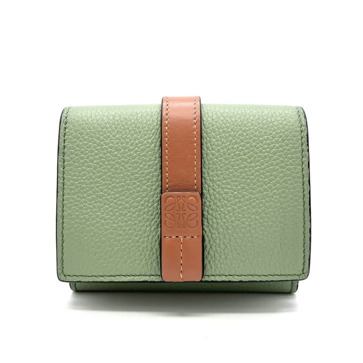 LOEWE ロエベ 3つ折り財布 ソフトグレインカーフレザー ROSEMARY TAN