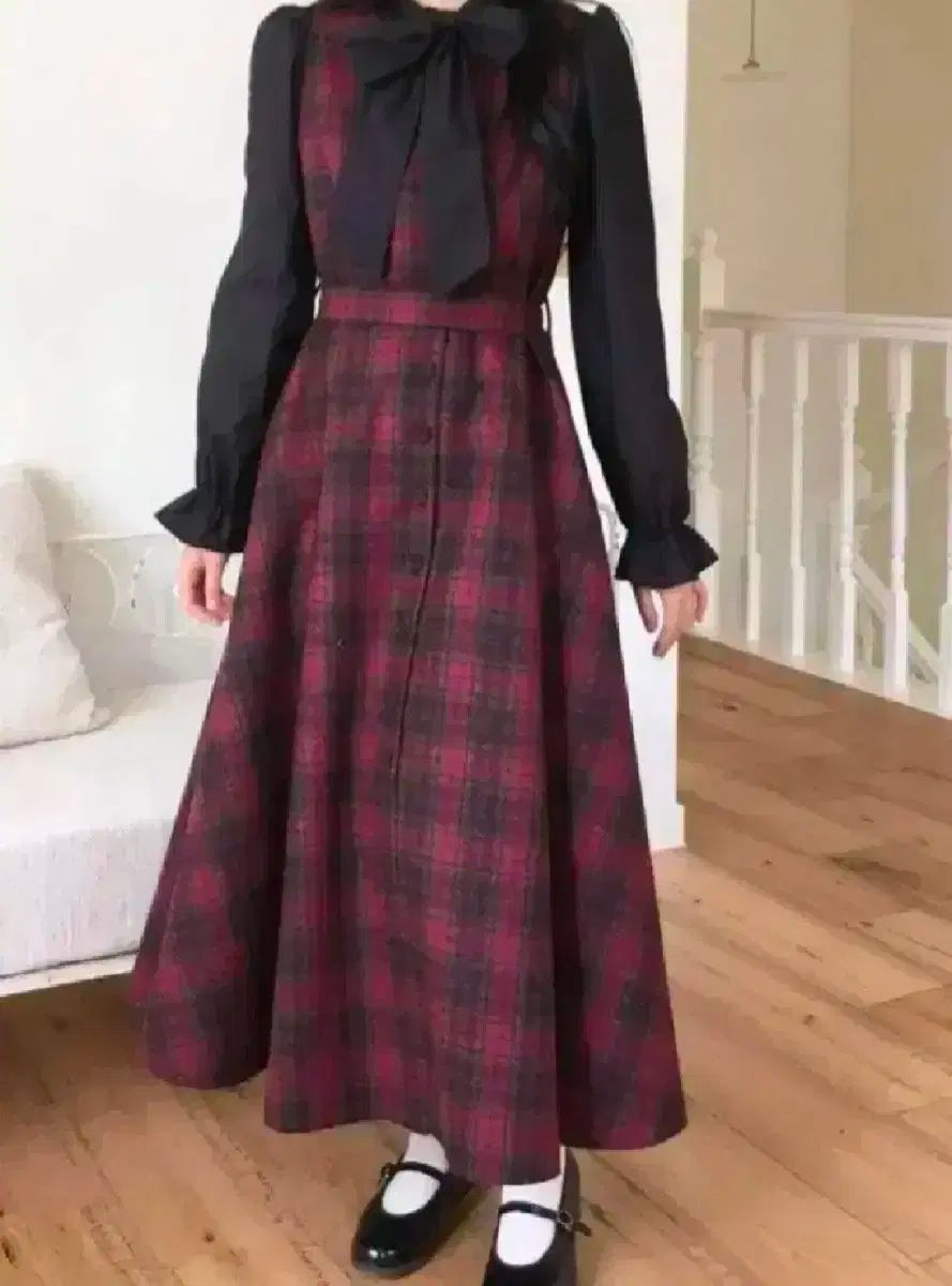 ミミブティック エレナ チェック ONE PIECE ドレス