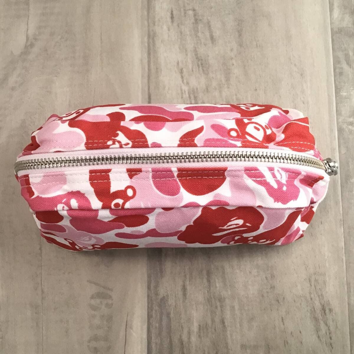 BAPE MILO CAMO ピンク ウエストバッグ a bathing ape A Bathing Ape Milo ABC Camo Pink Pouch Camo Makeup Bag Women's
