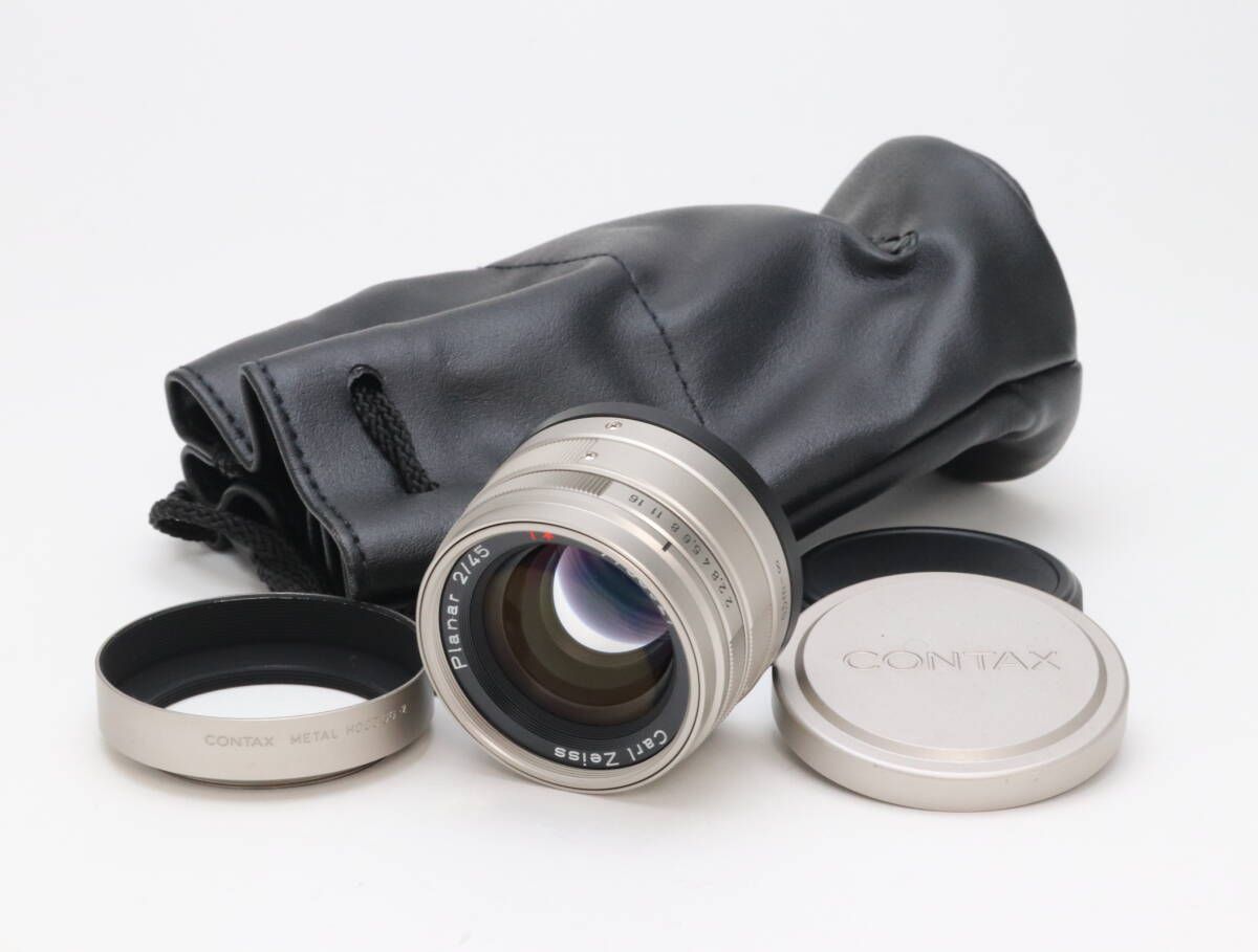AA- (極上品) CONTAX コンタックス Planar 45mm F2 T* G用 Carl Zeiss
