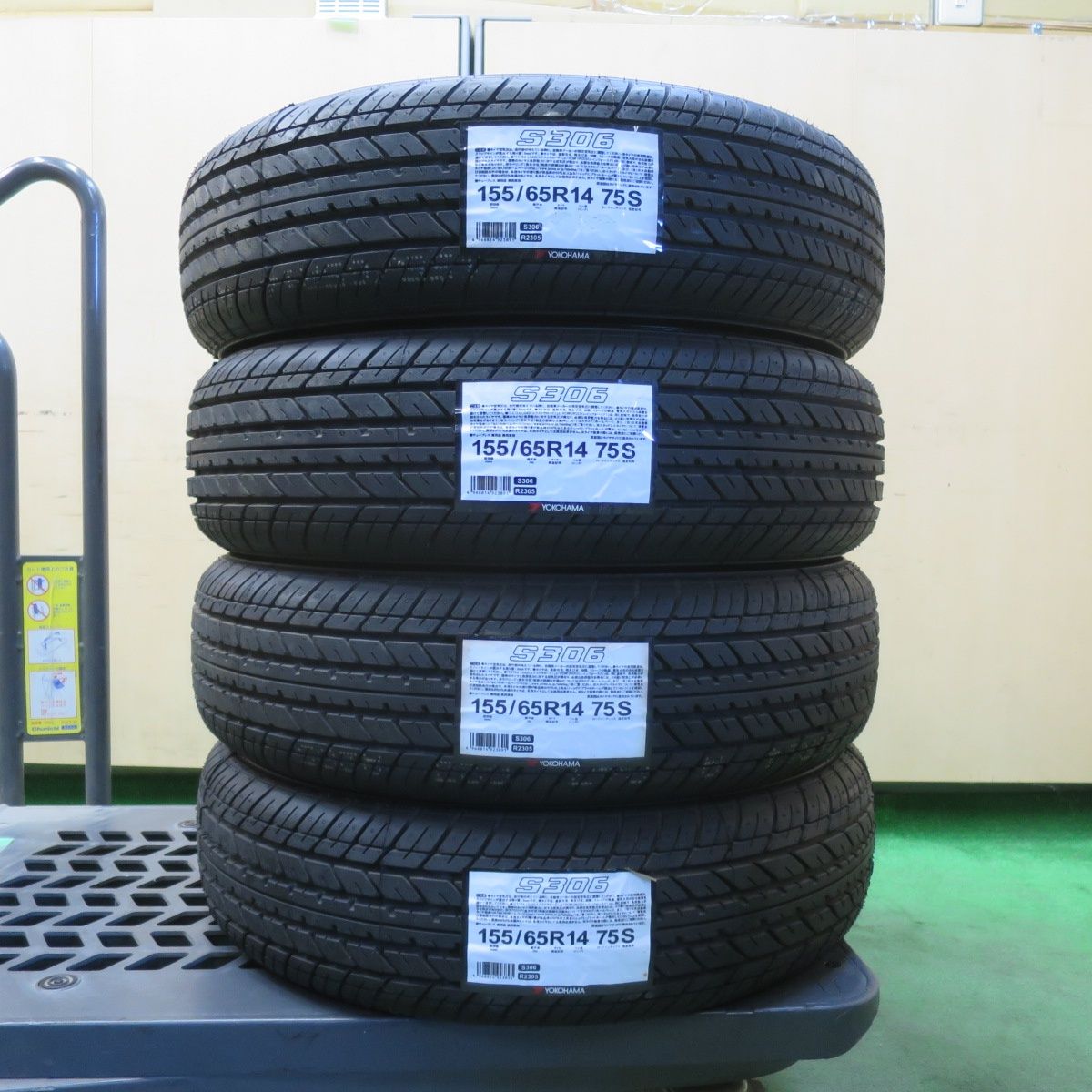 21年 155 65 R 14 ヨコハマ S 306 タイヤ 14インチ スペーシア デイズ ルークス N BOX 等 5112004イノタ