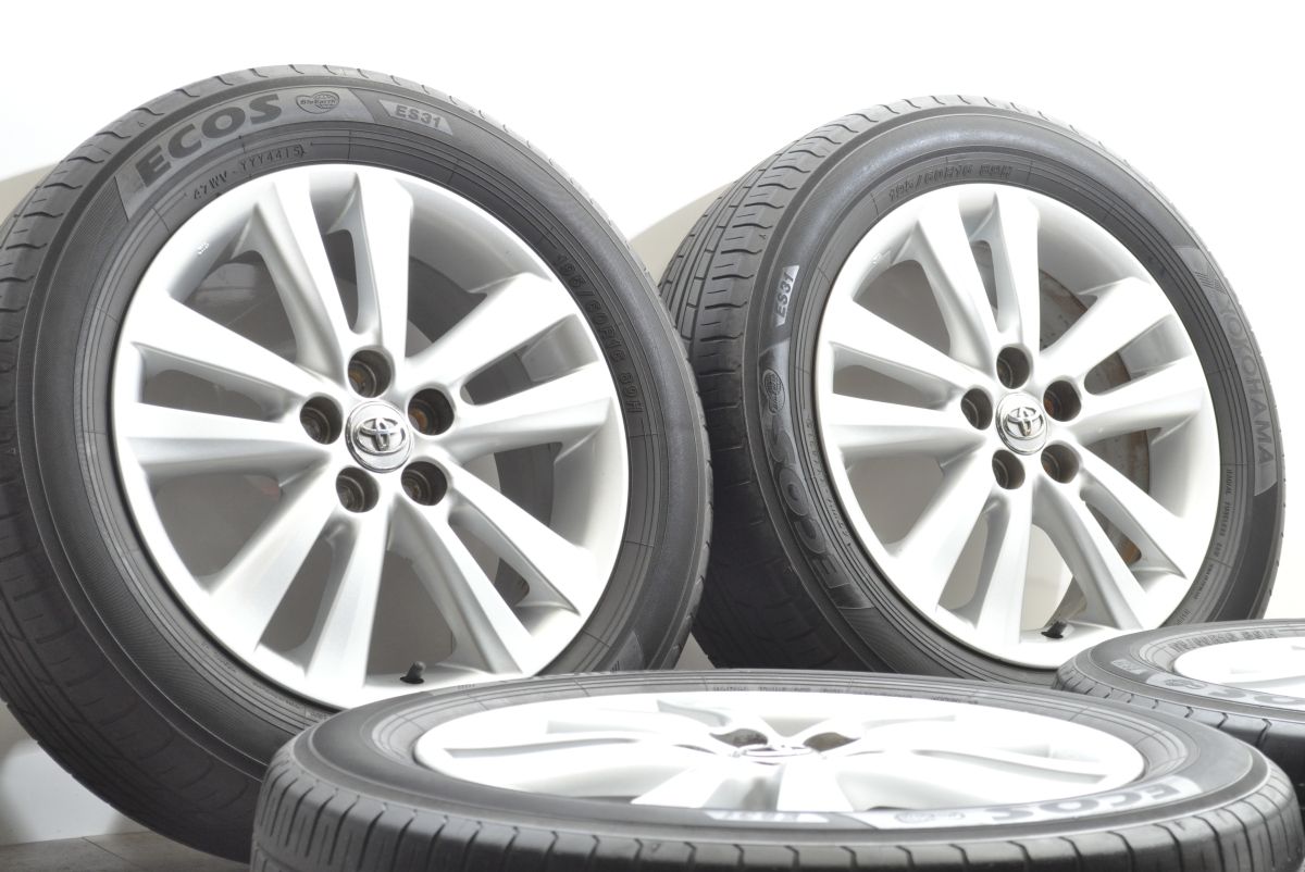 程度良好 トヨタ 20系 ウィッシュ 16 in 6 J 45 PCD 100 エコスES 31 195 60 R プリウス カローラスポーツ ツーリング セダン 流用