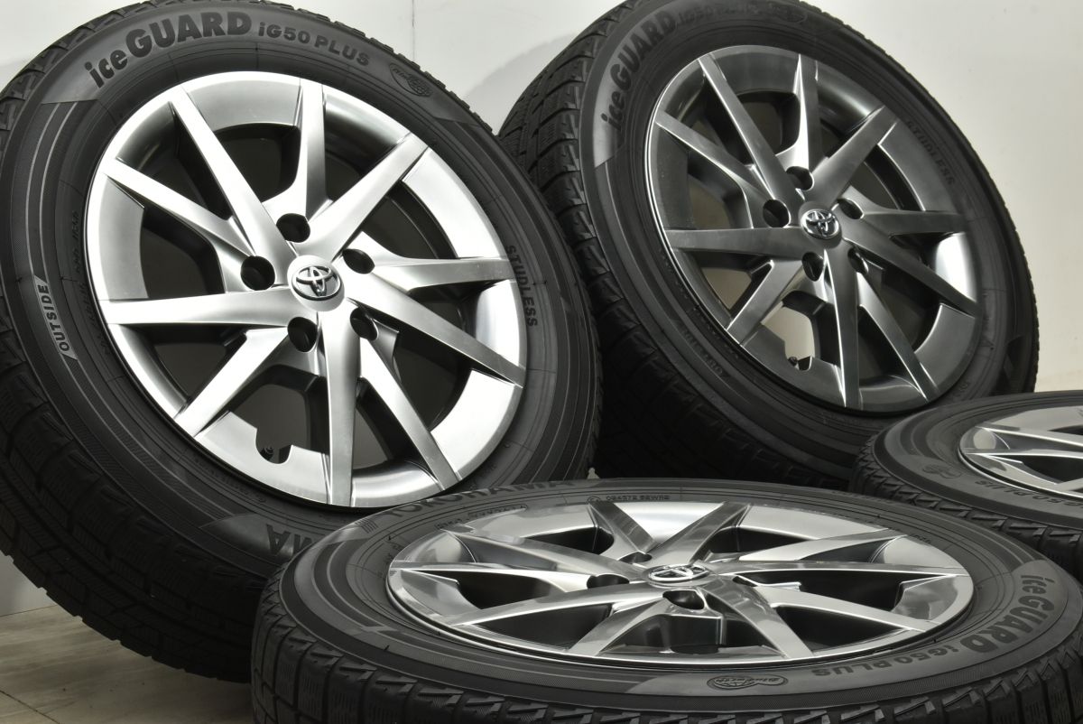 交換用に トヨタ プリウスα S チューンブラック 16 in 6 5 J 39 PCD 114 3 ヨコハマ アイスガード iG 50プラス 205 60 R
