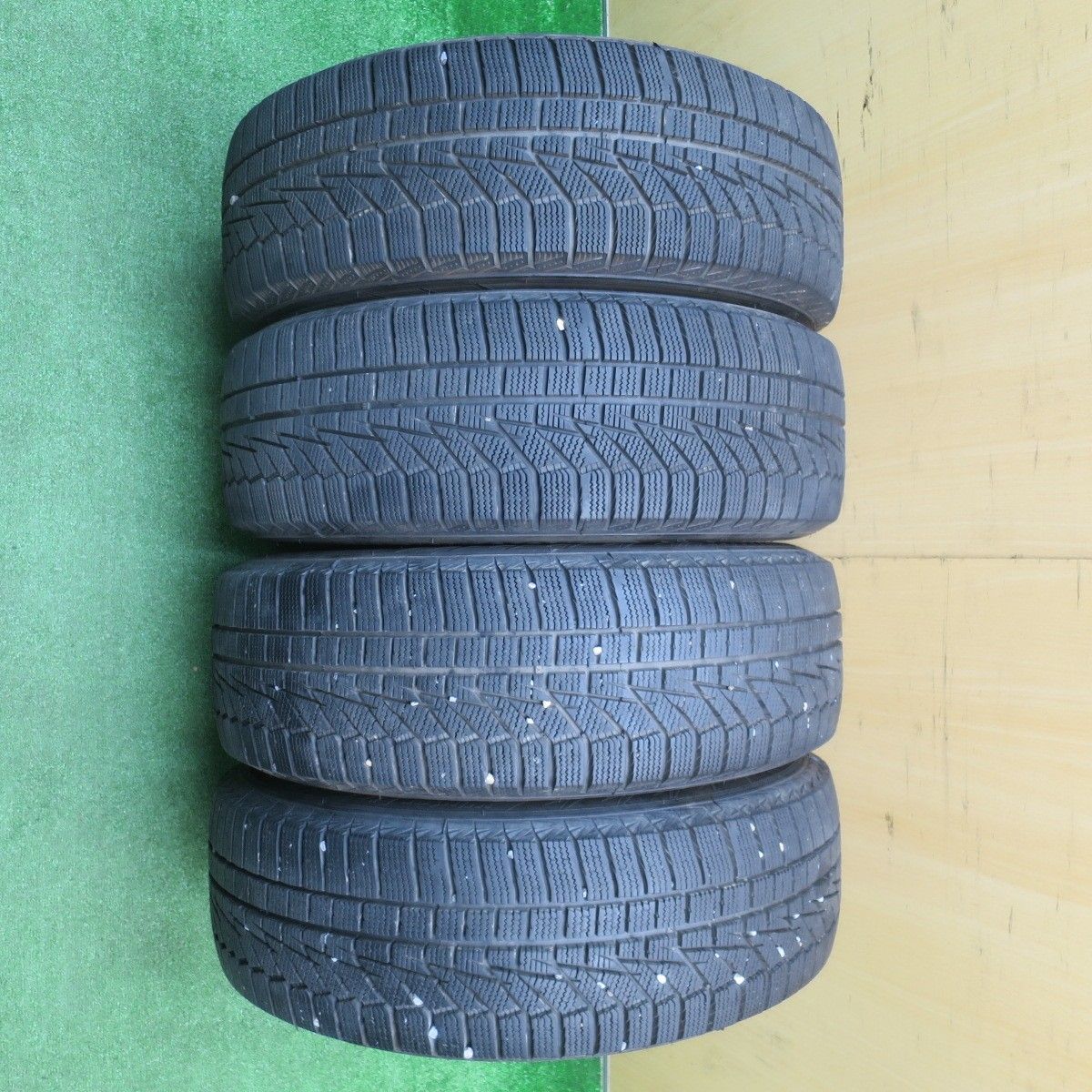  バリ溝 22年 キレイ 9 5分 エクシーガ 等 205 60 R 16 スタッドレス ハンコック ウインター アイセプト IZ 2 A Exceeder エクシーダー 16インチ PCD 100 5 H ス 16インチ タイヤ ホイールセット