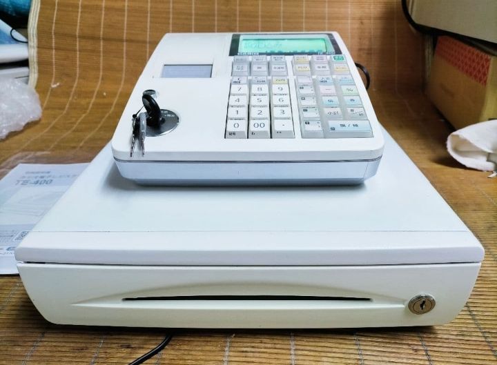 カシオレジスター TE-400 フル設定無料 PC連携売上管理 890141 - メルカリ
